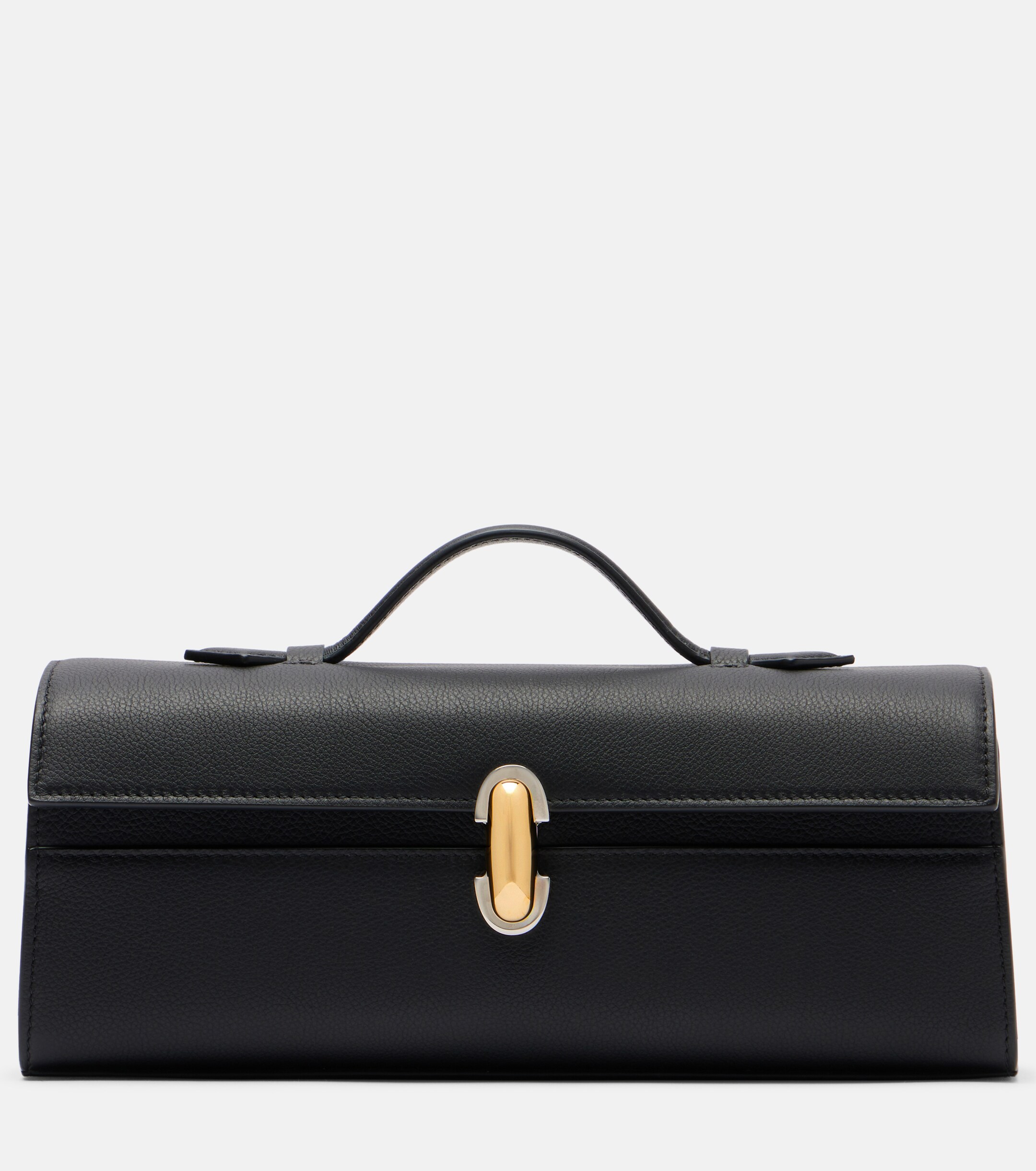Savette Symmetry Slim leather top-handle bag