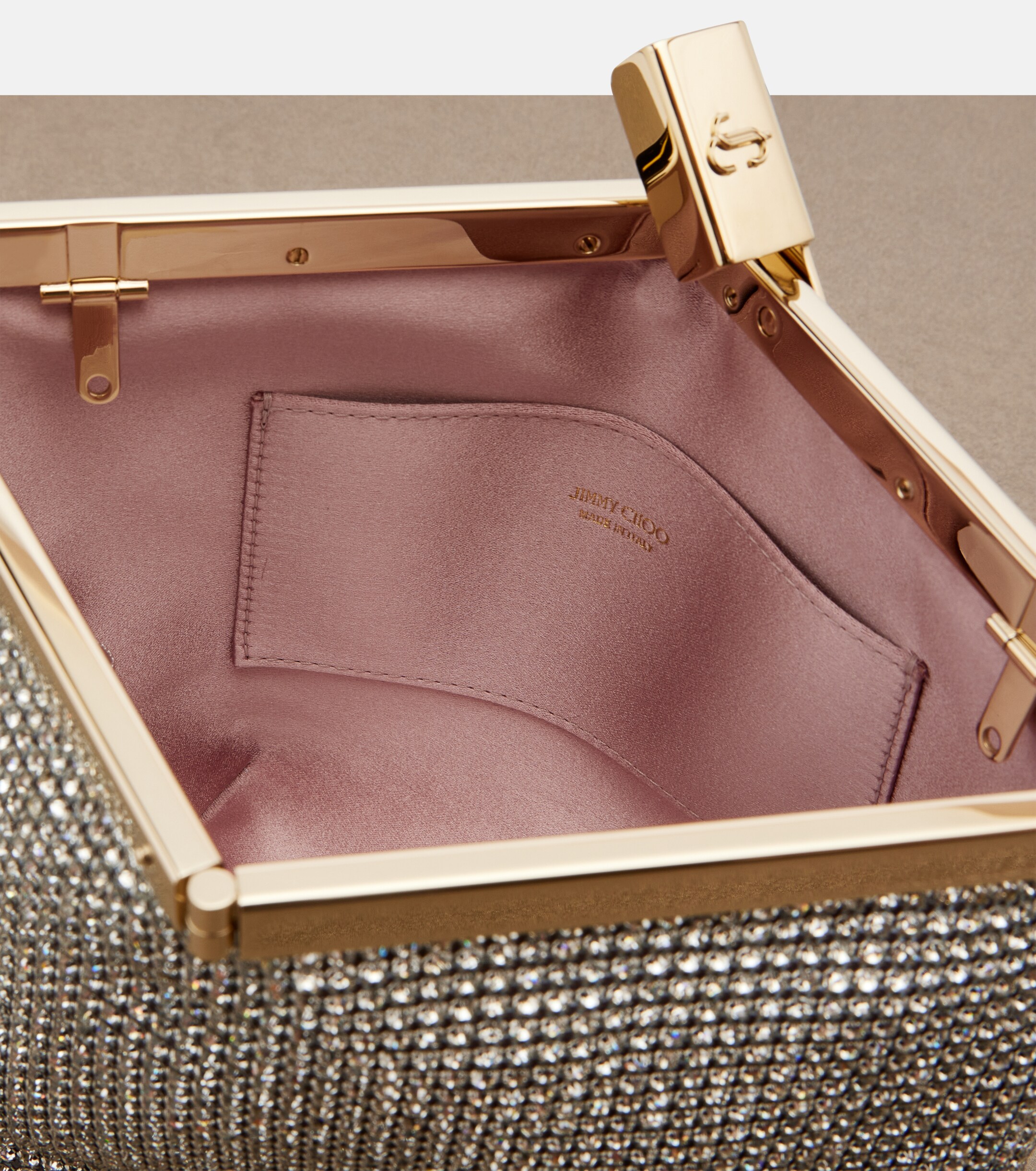 JIMMY CHOO Ganache embellished clutch