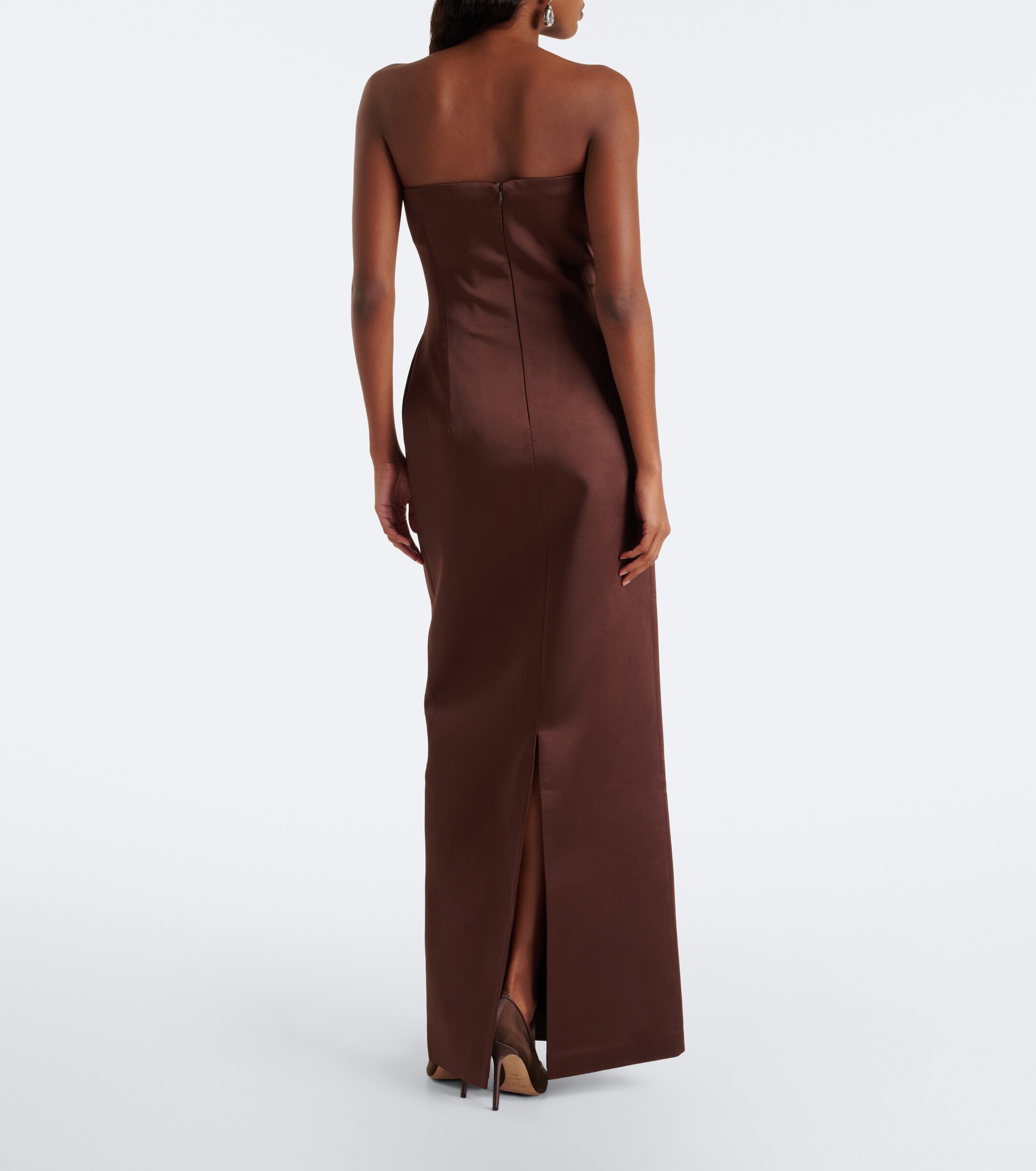 The New Arrivals Ilkyaz Ozel The New Arrivals Ilkyaz Ozel Embellished satin bustier gown