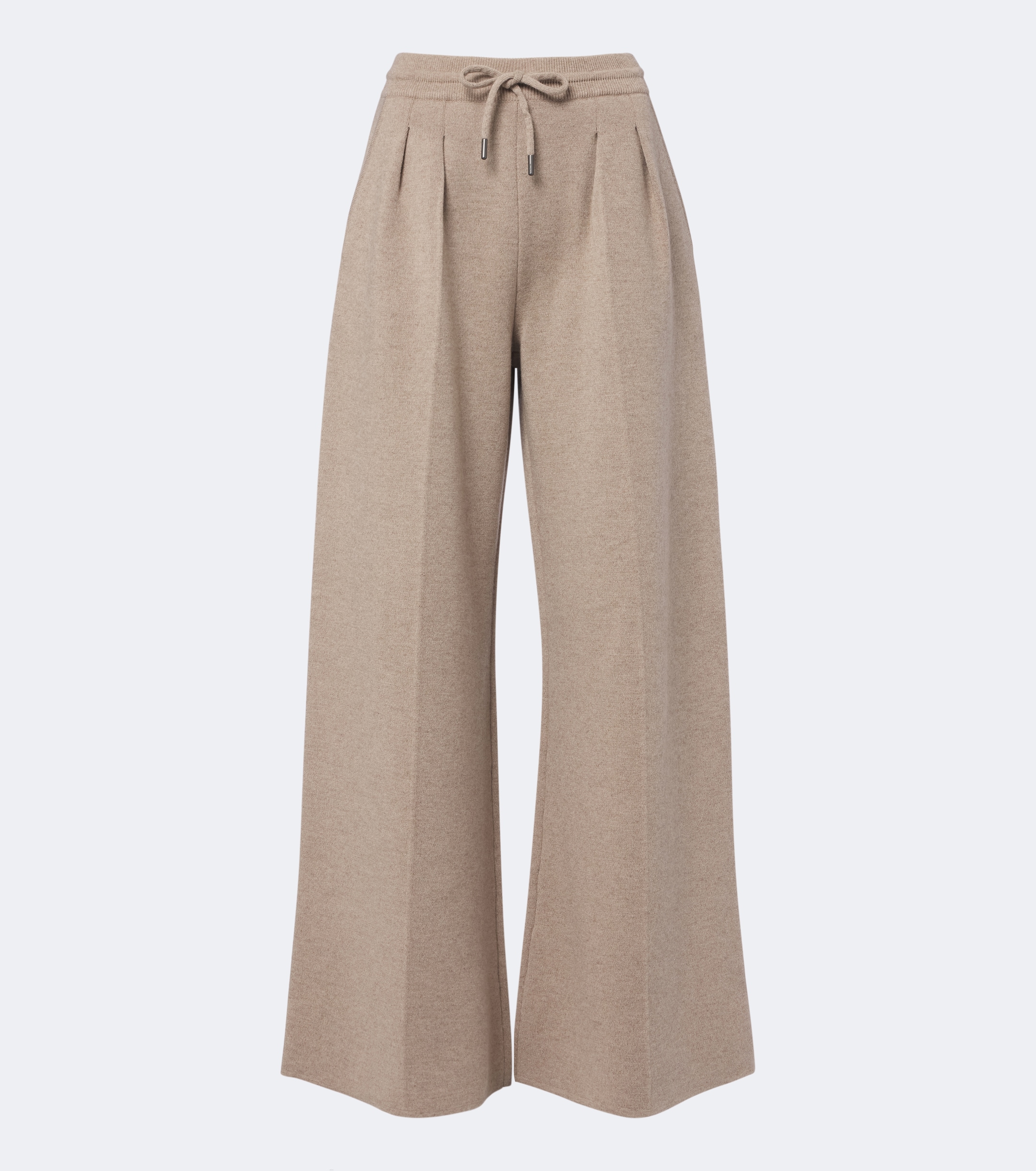 Max Mara Max Mara Pleated wool and cashmere wide-leg pants