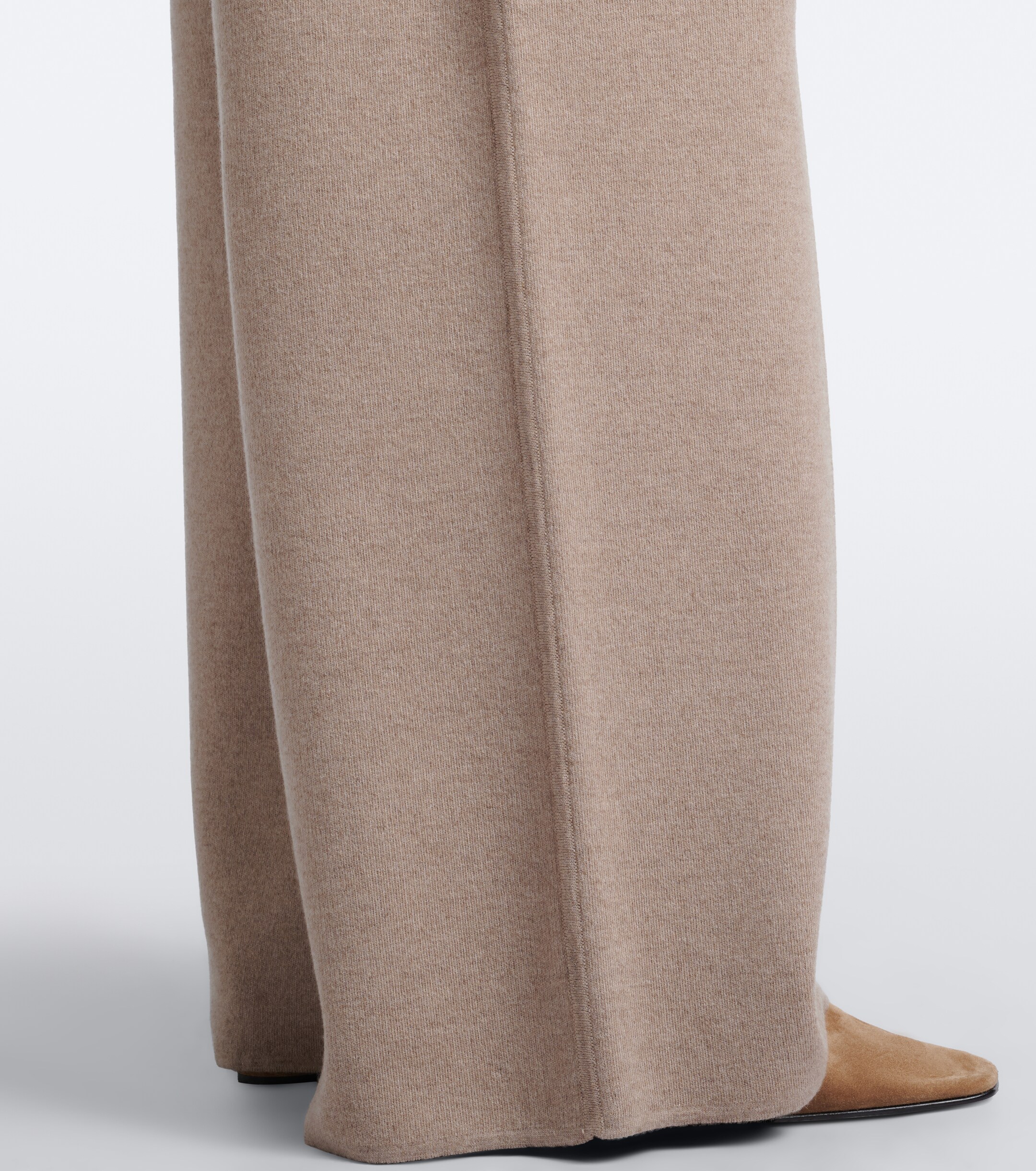 Max Mara Max Mara Pleated wool and cashmere wide-leg pants
