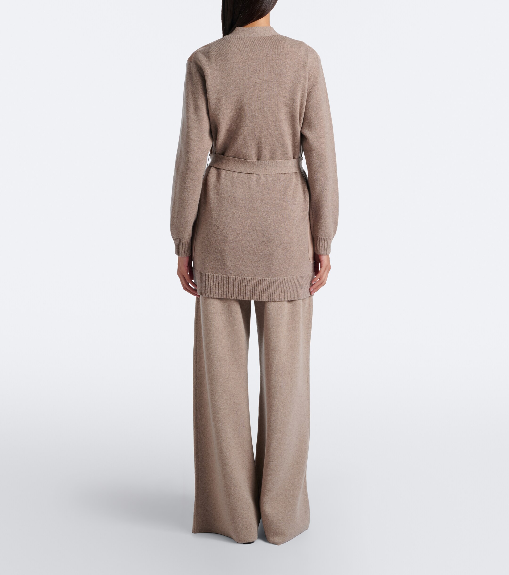 Max Mara Max Mara Pleated wool and cashmere wide-leg pants