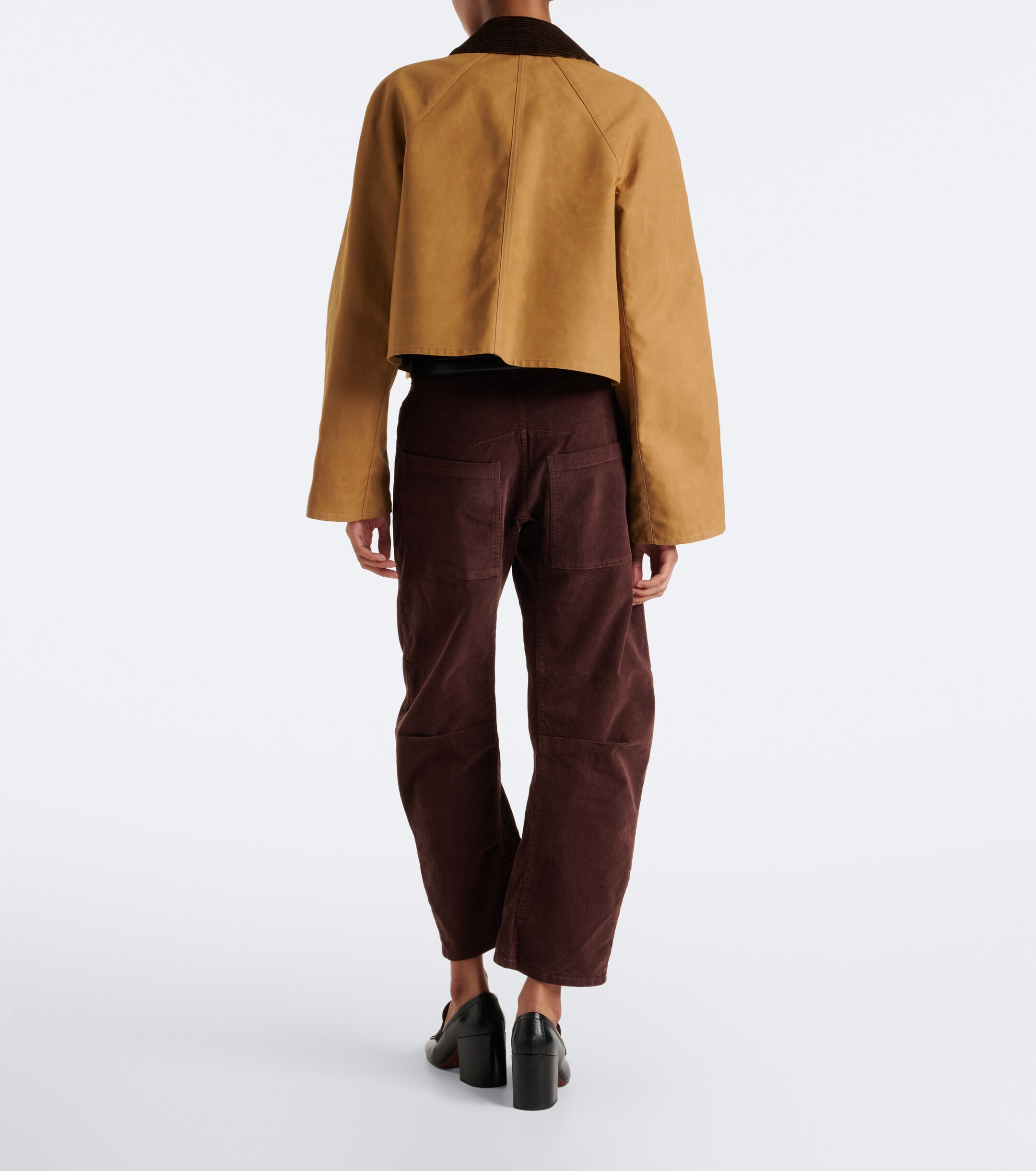 Nili Lotan Nili Lotan Shon cotton-blend corduroy barrel-leg pants