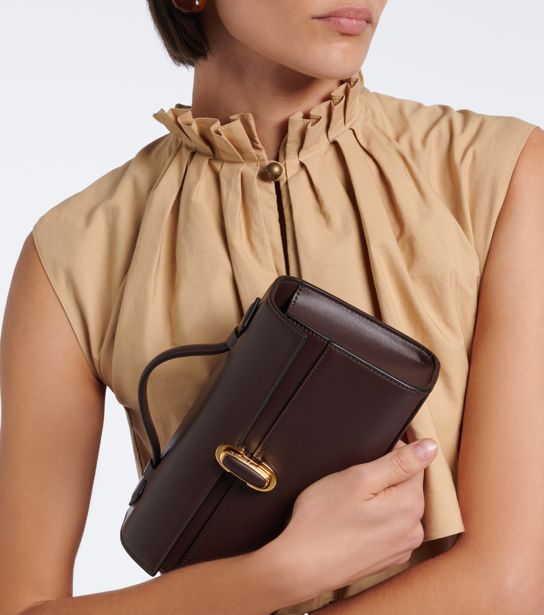 Savette Savette Symmetry Pochette Small leather top-handle bag