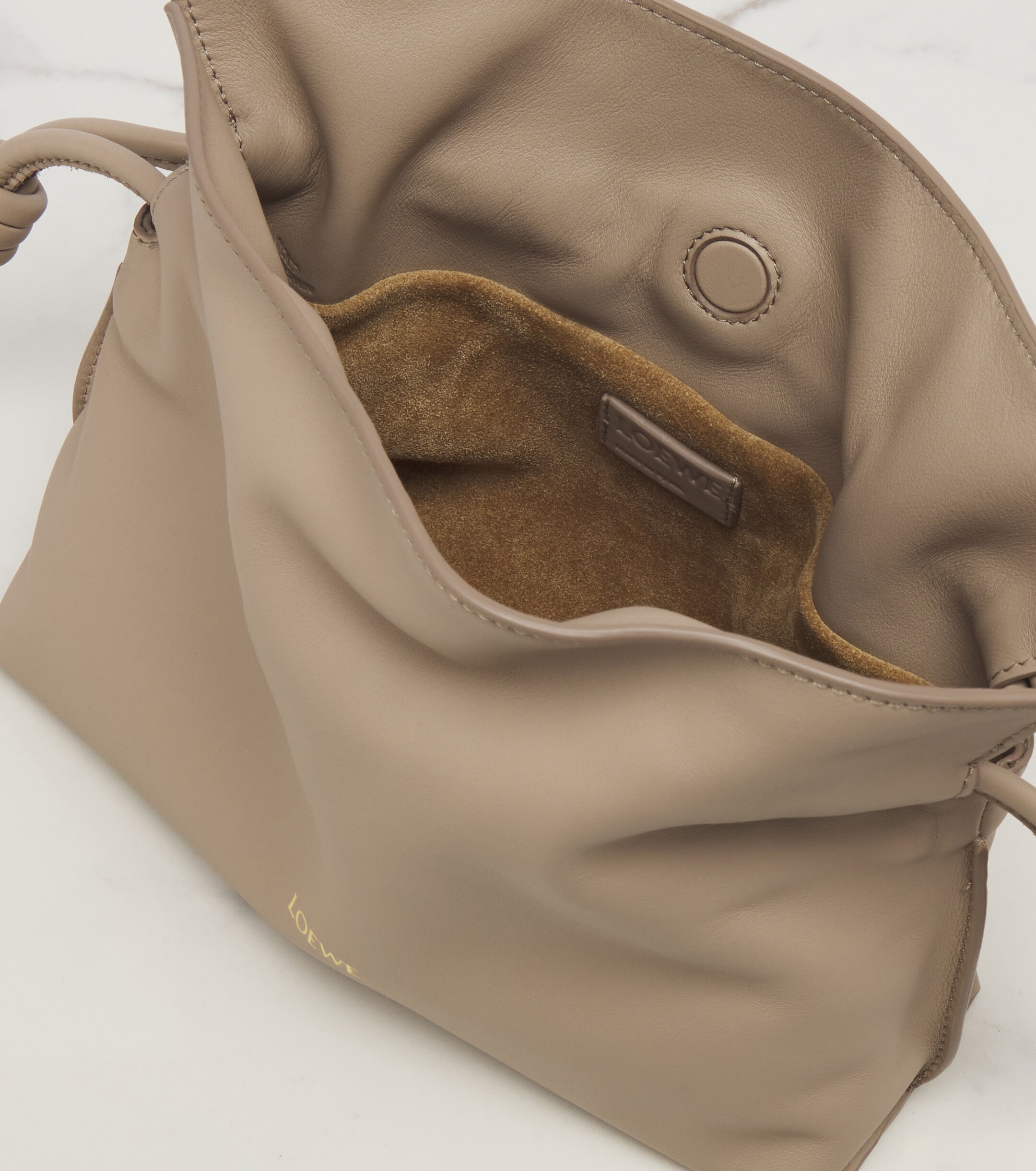 Loewe Flamenco Mini leather clutch