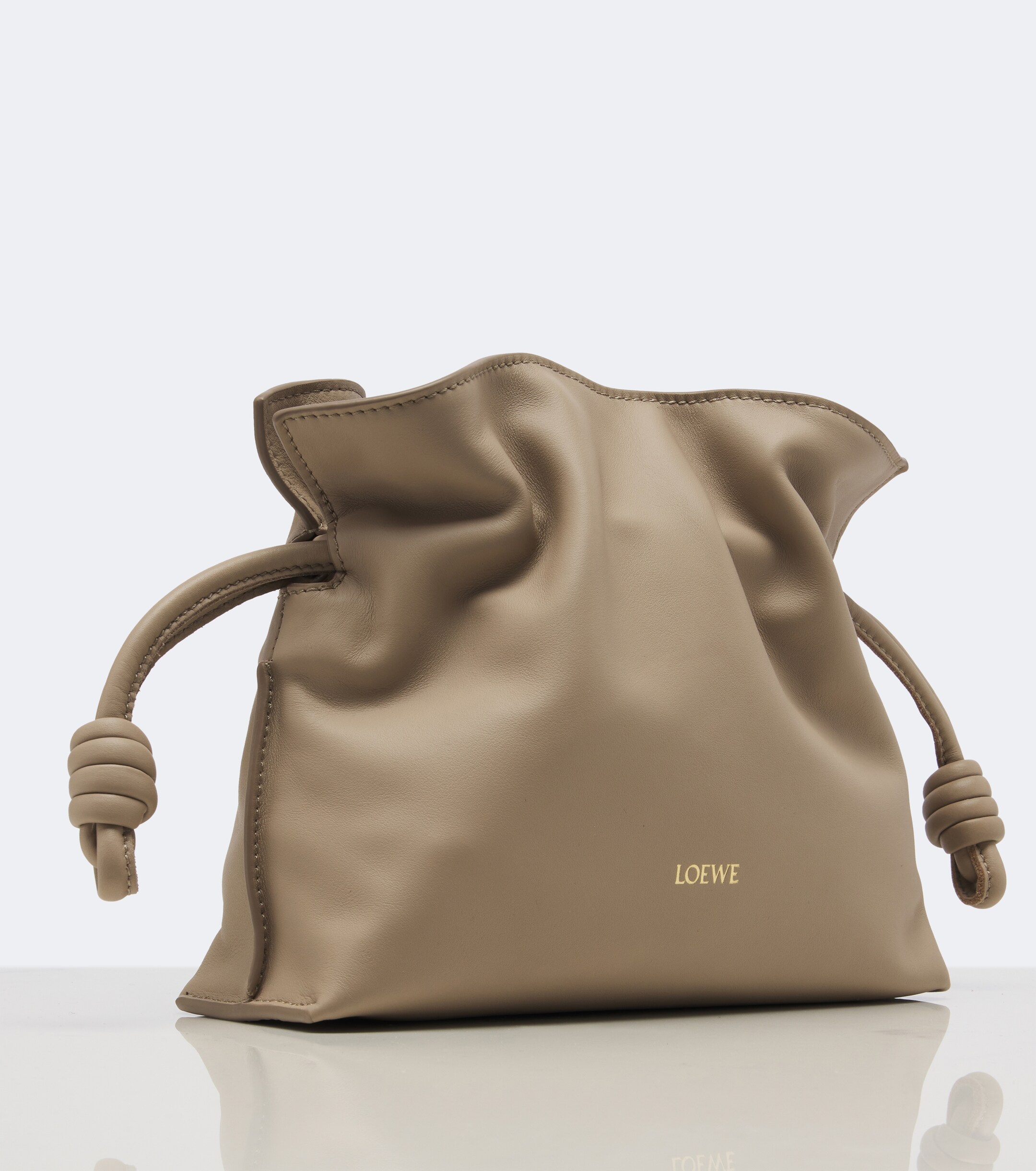 Loewe Flamenco Mini leather clutch