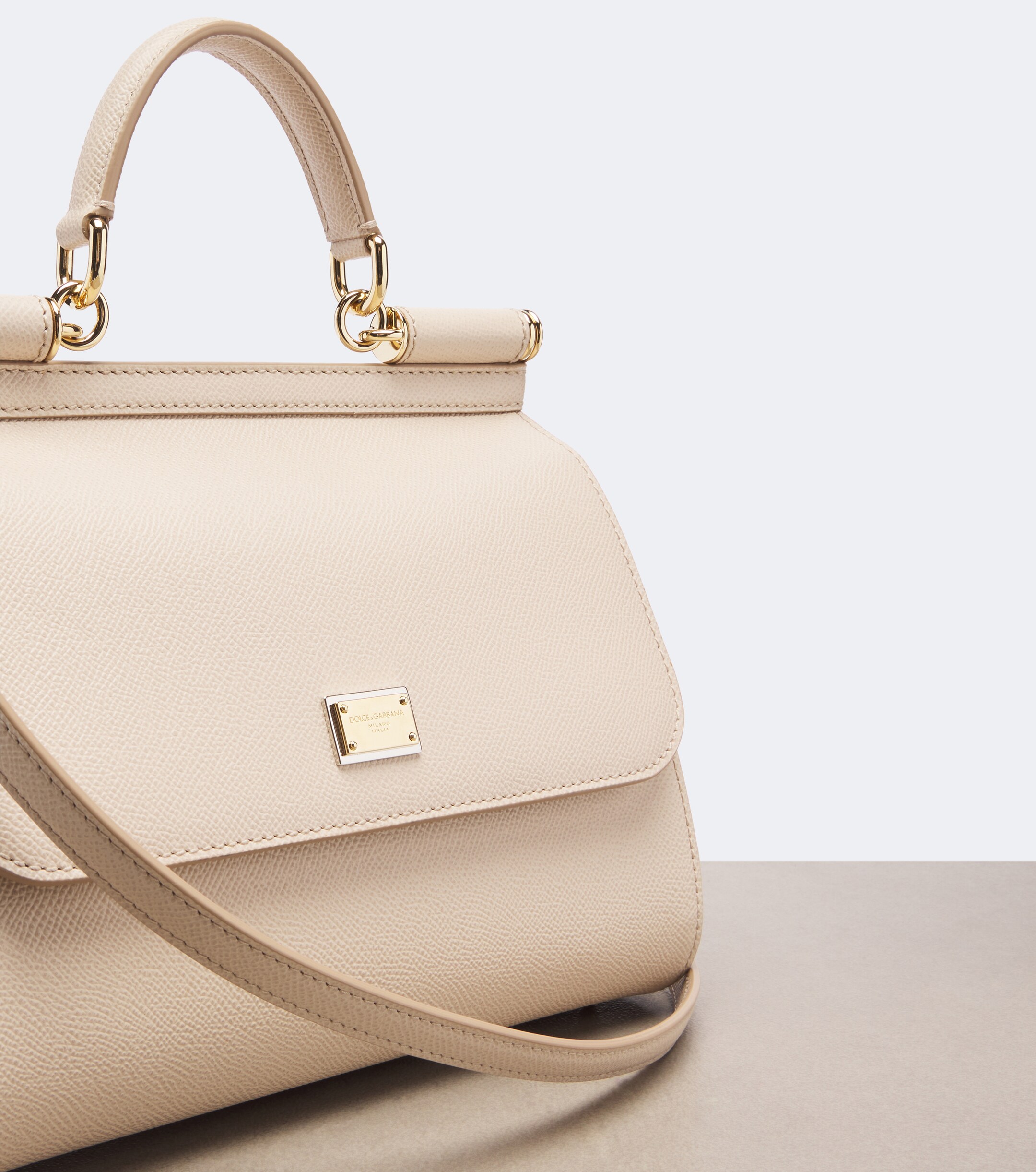 Dolce&Gabbana Sicily Medium leather shoulder bag