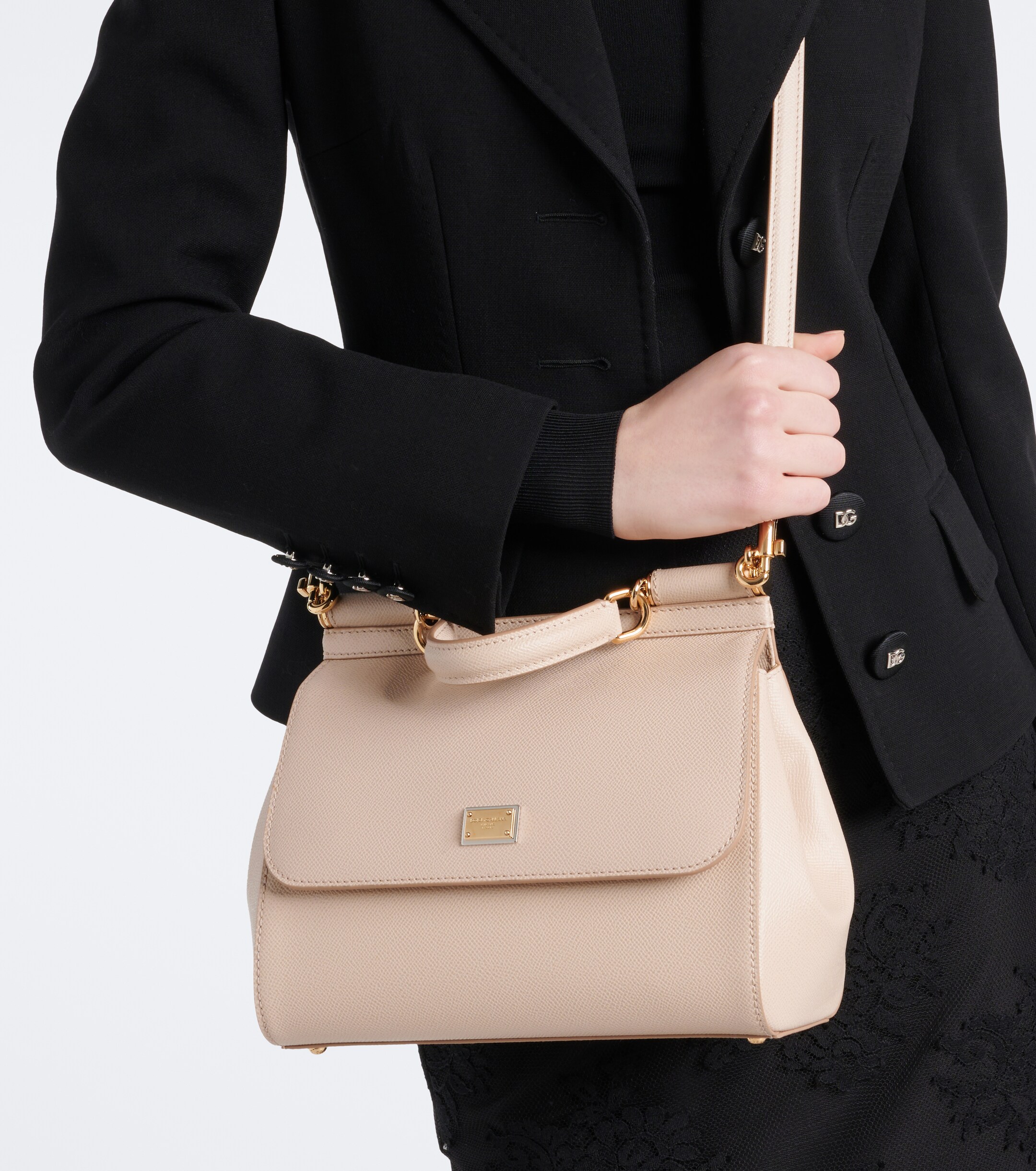 Dolce&Gabbana Sicily Medium leather shoulder bag