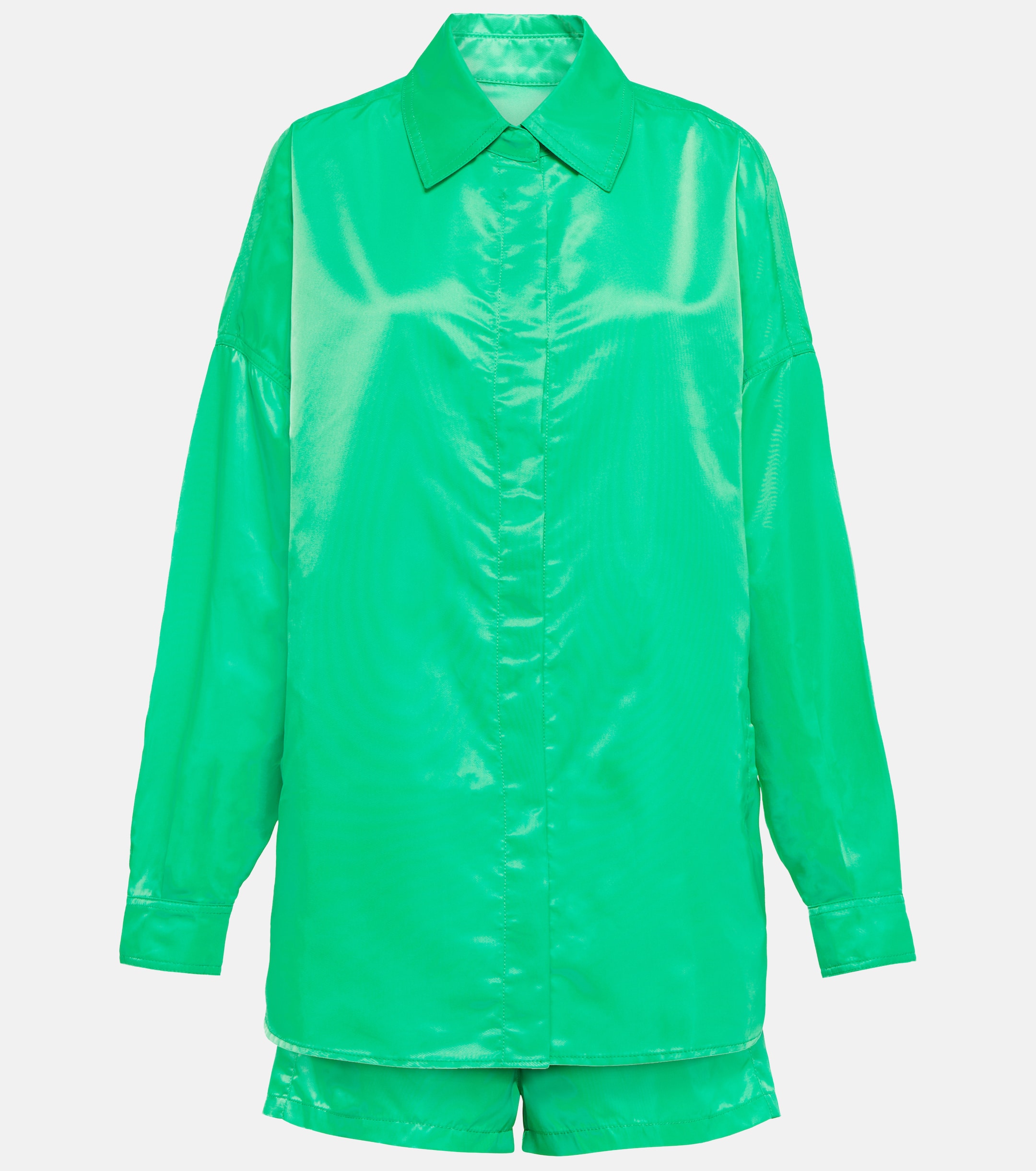 The Frankie Shop Perla shirt jacket and shorts set