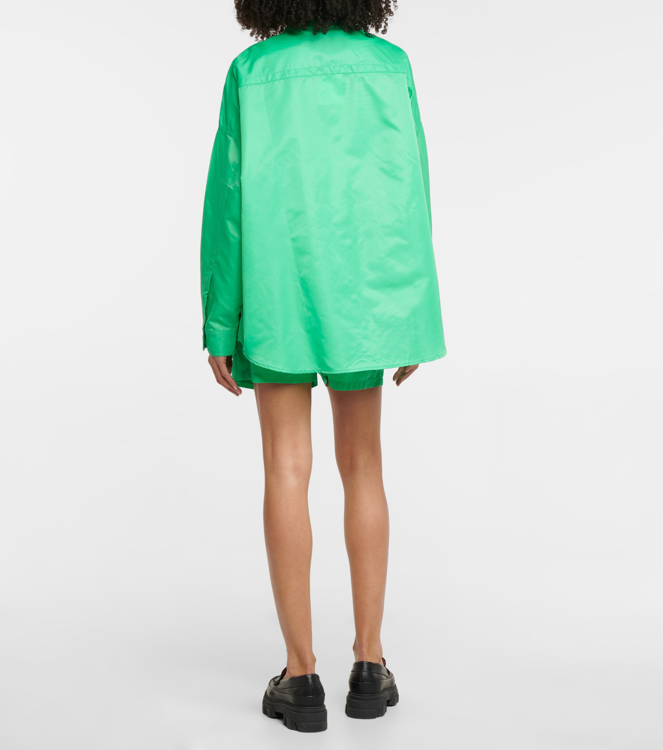 The Frankie Shop Perla shirt jacket and shorts set