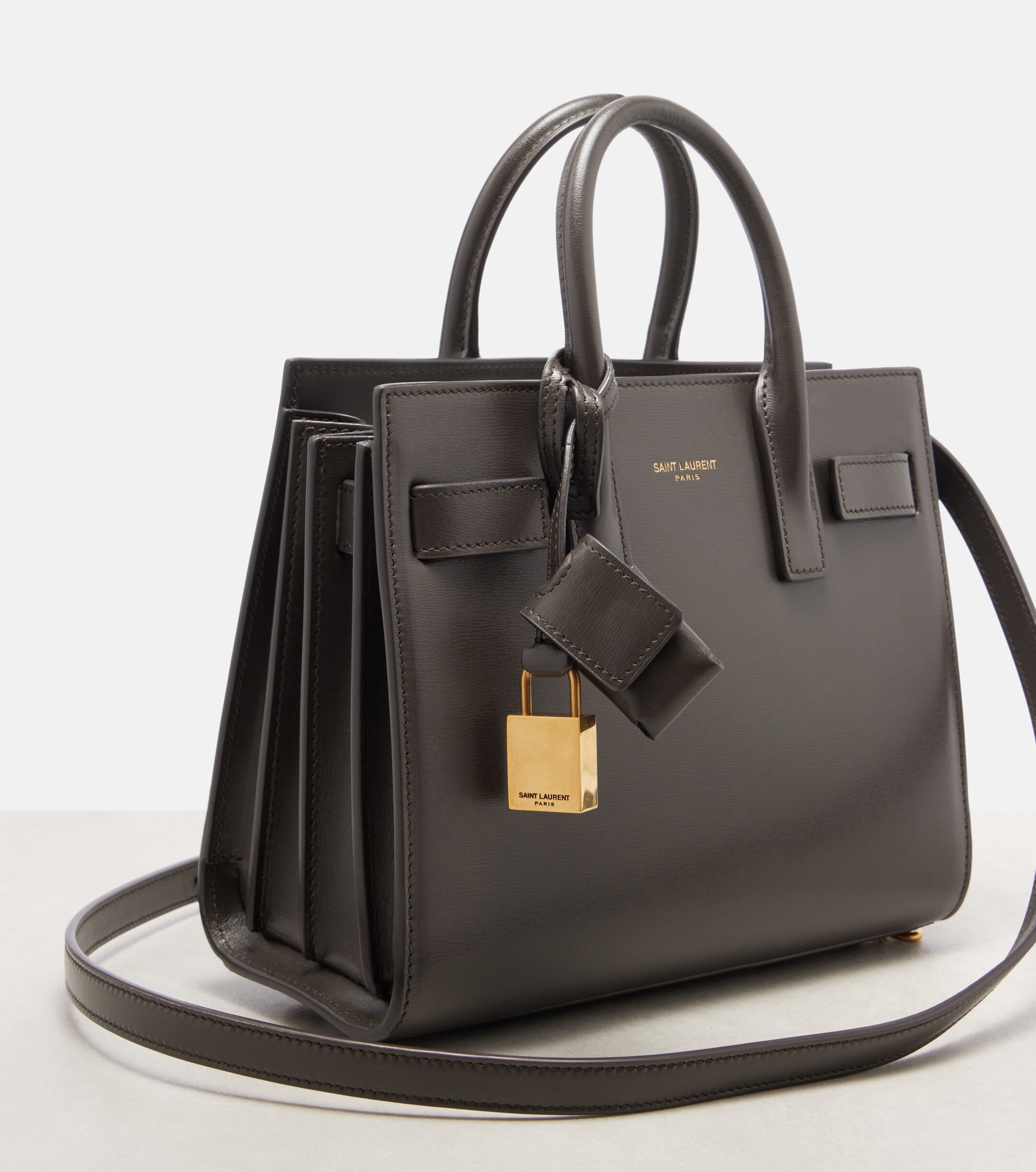 Saint Laurent Sac De Jour Nano leather tote bag