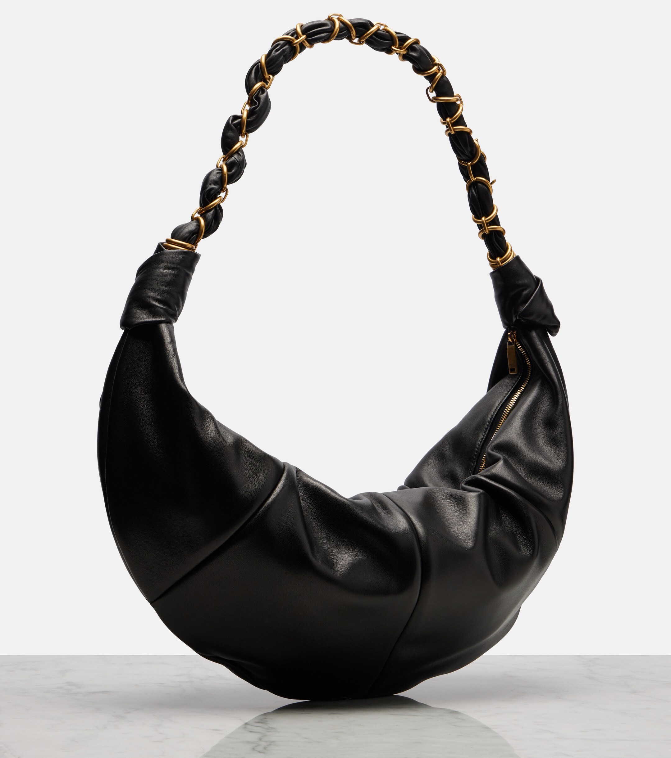 Saint Laurent Amalia Cassandre leather shoulder bag
