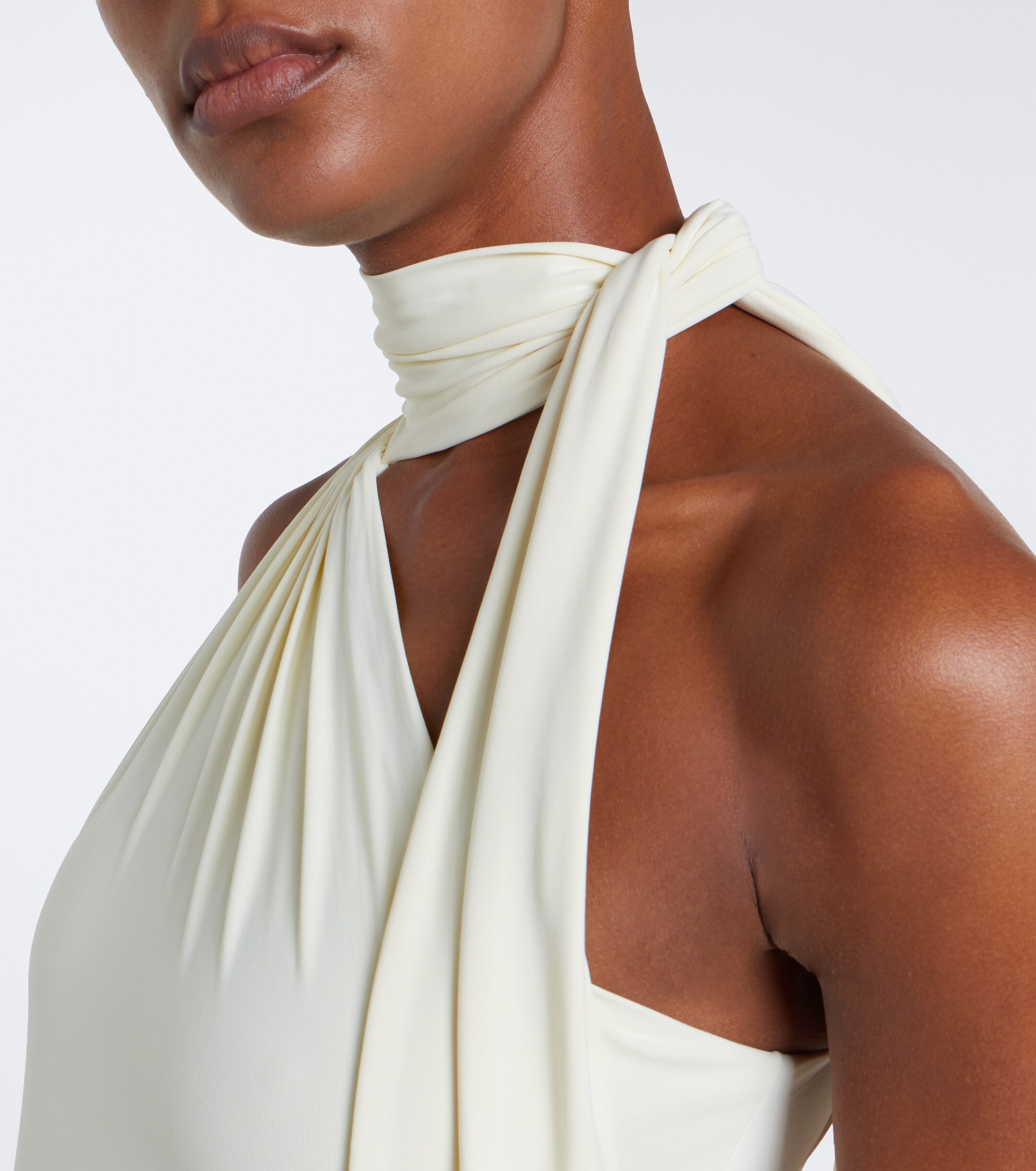 Taller Marmo Taller Marmo Siwa scarf-detail swimsuit and beach cover-up set