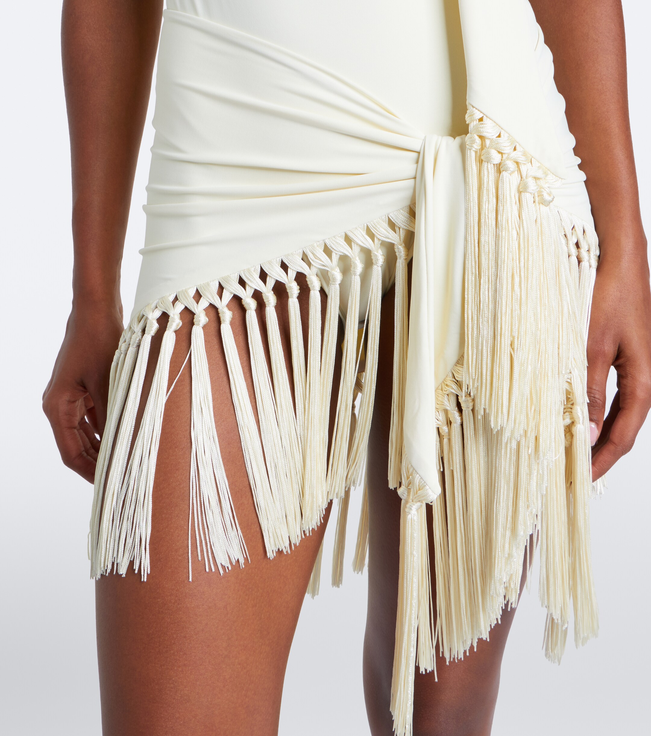 Taller Marmo Taller Marmo Siwa scarf-detail swimsuit and beach cover-up set