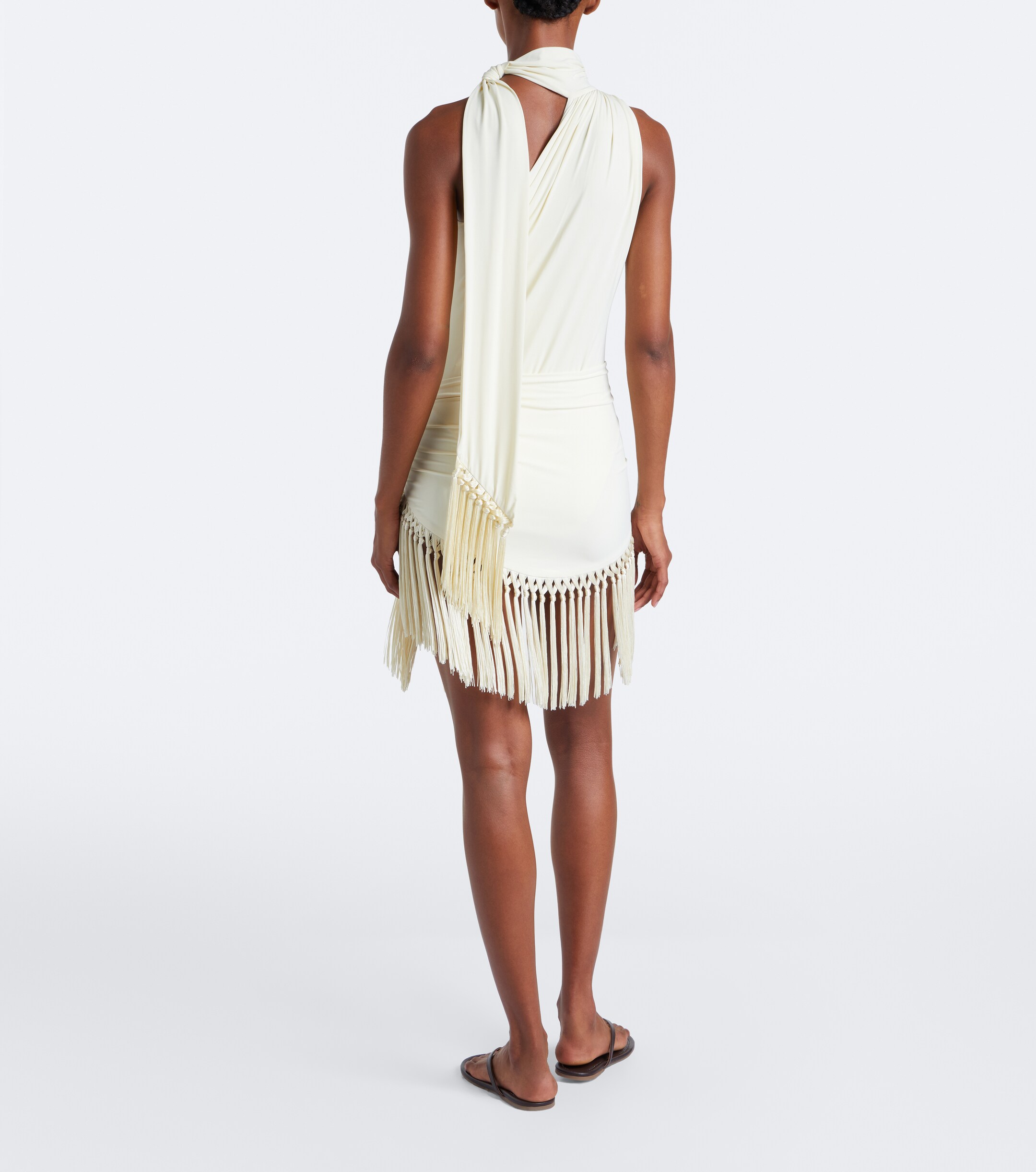 Taller Marmo Taller Marmo Siwa scarf-detail swimsuit and beach cover-up set