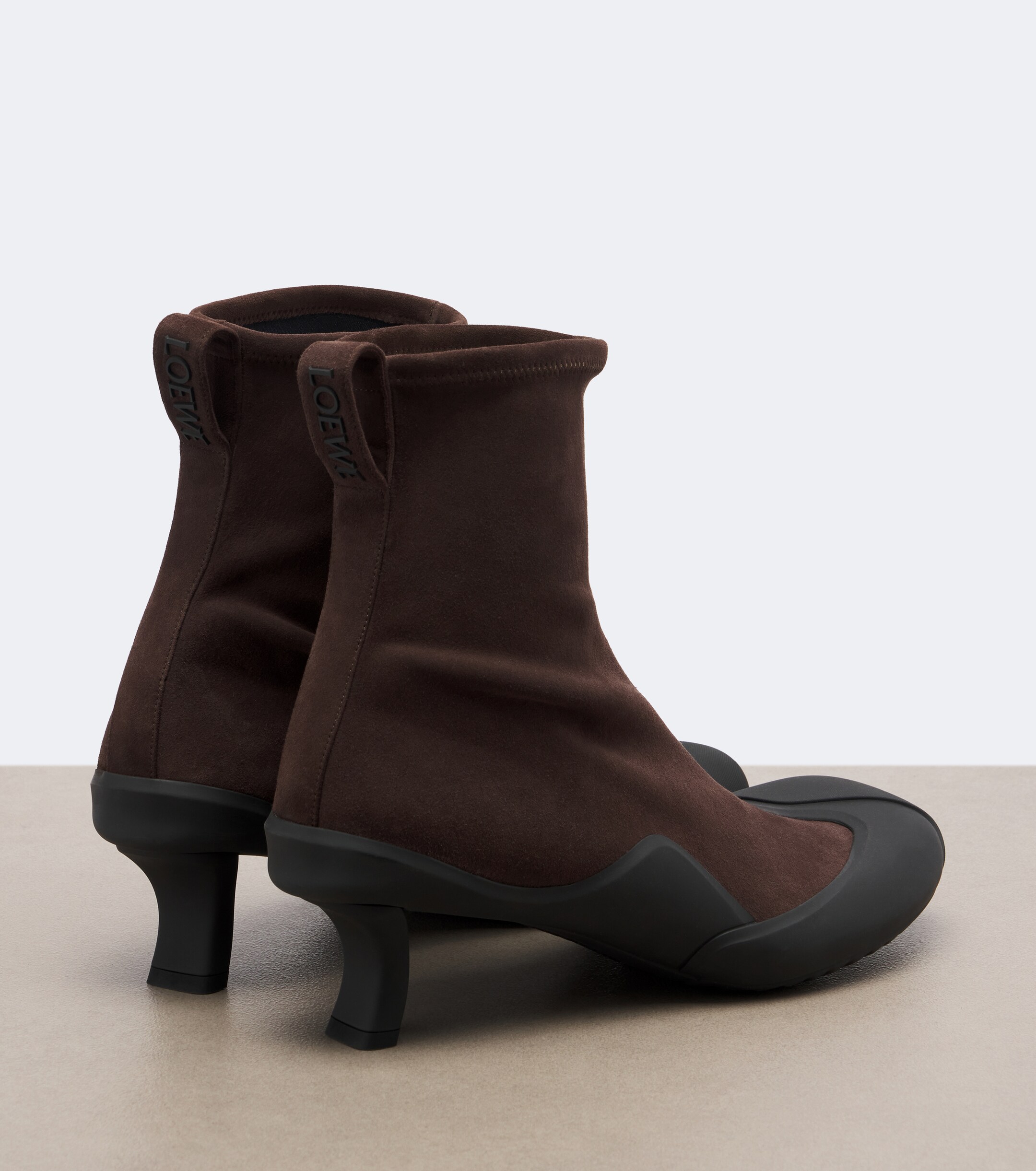 Loewe Loewe Dive suede ankle boots
