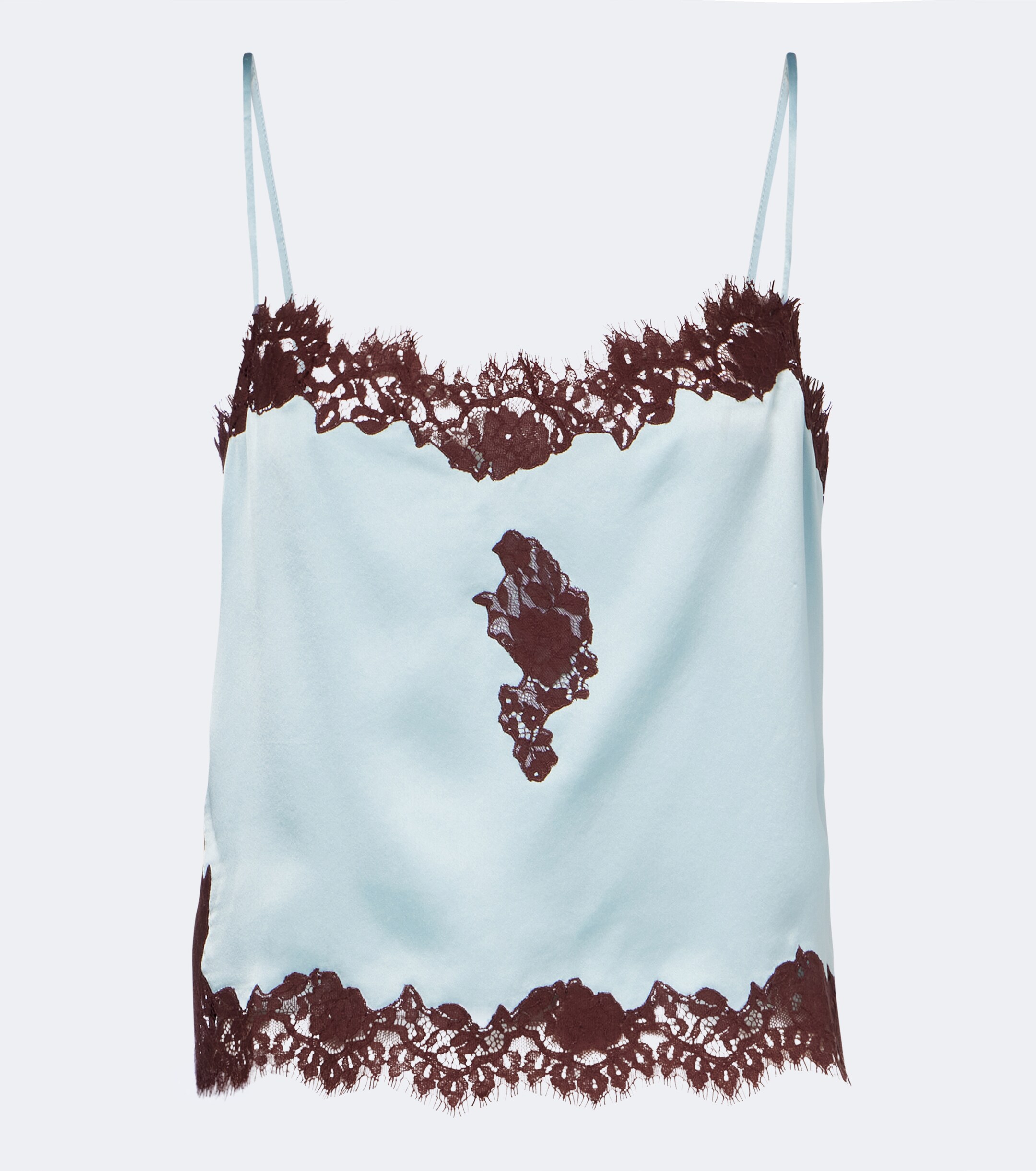 Dôen Dôen Avelaine lace-trimmed silk satin camisole