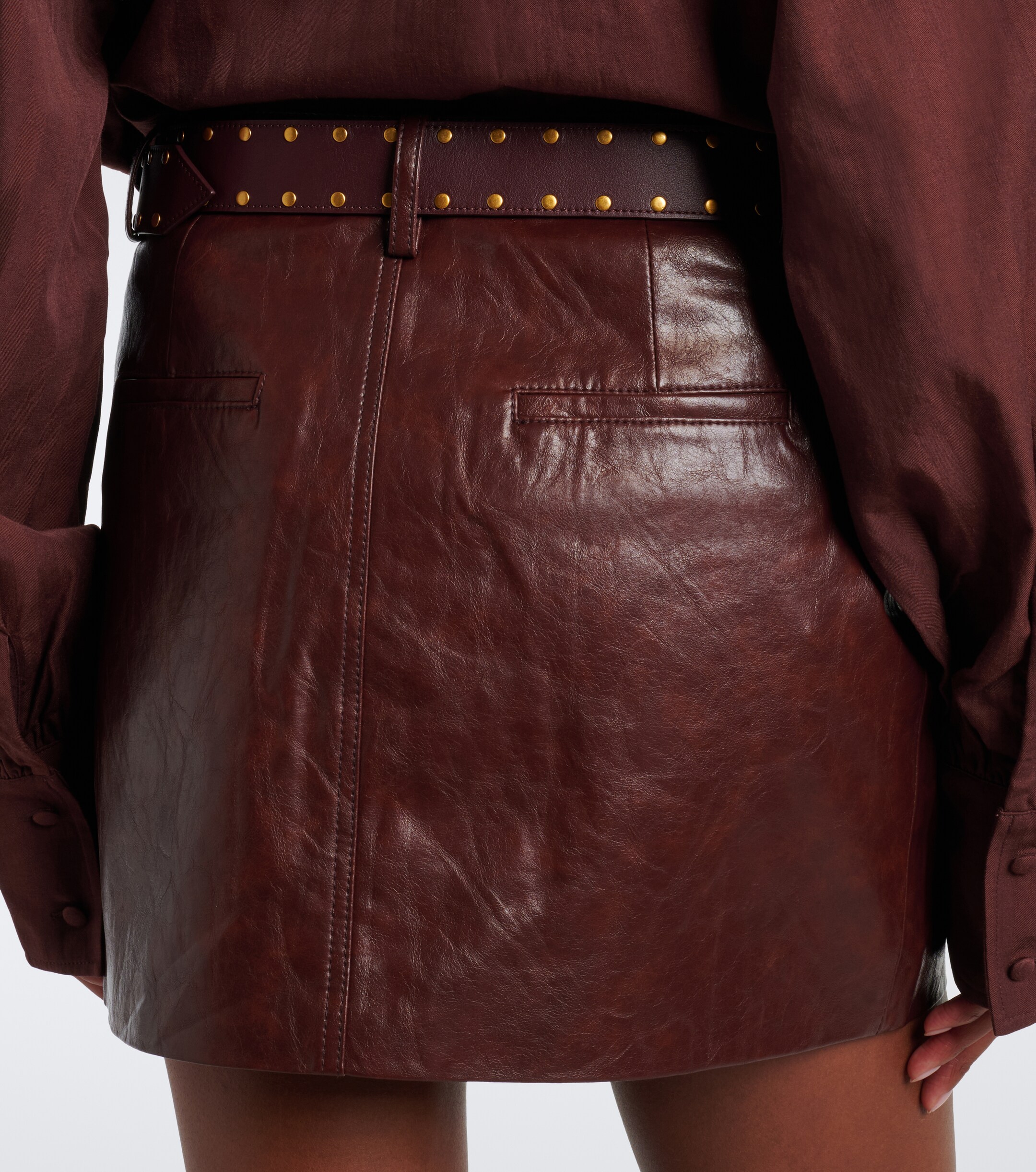 Xu Zhi Xu Zhi Belted miniskirt