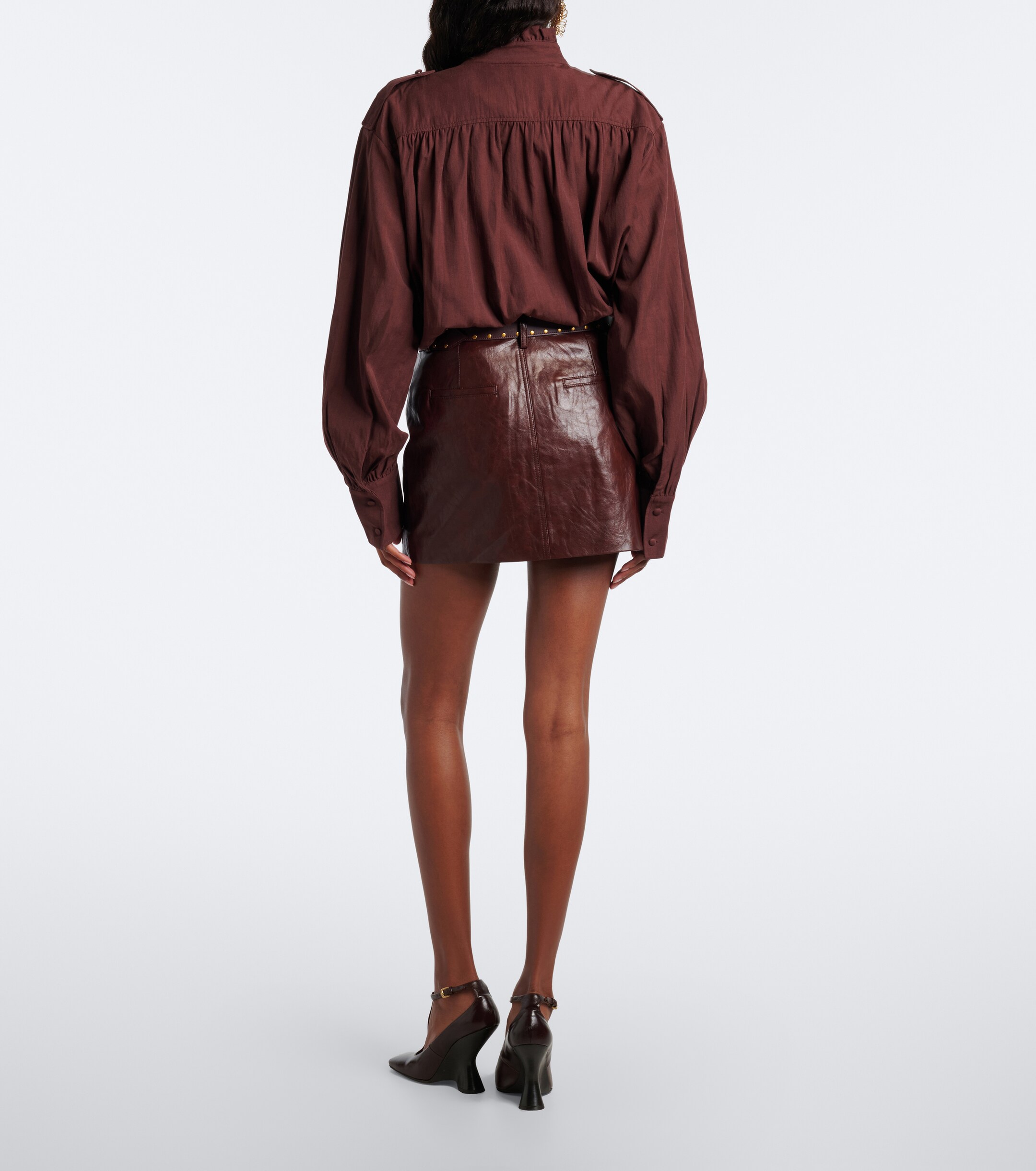 Xu Zhi Xu Zhi Belted miniskirt