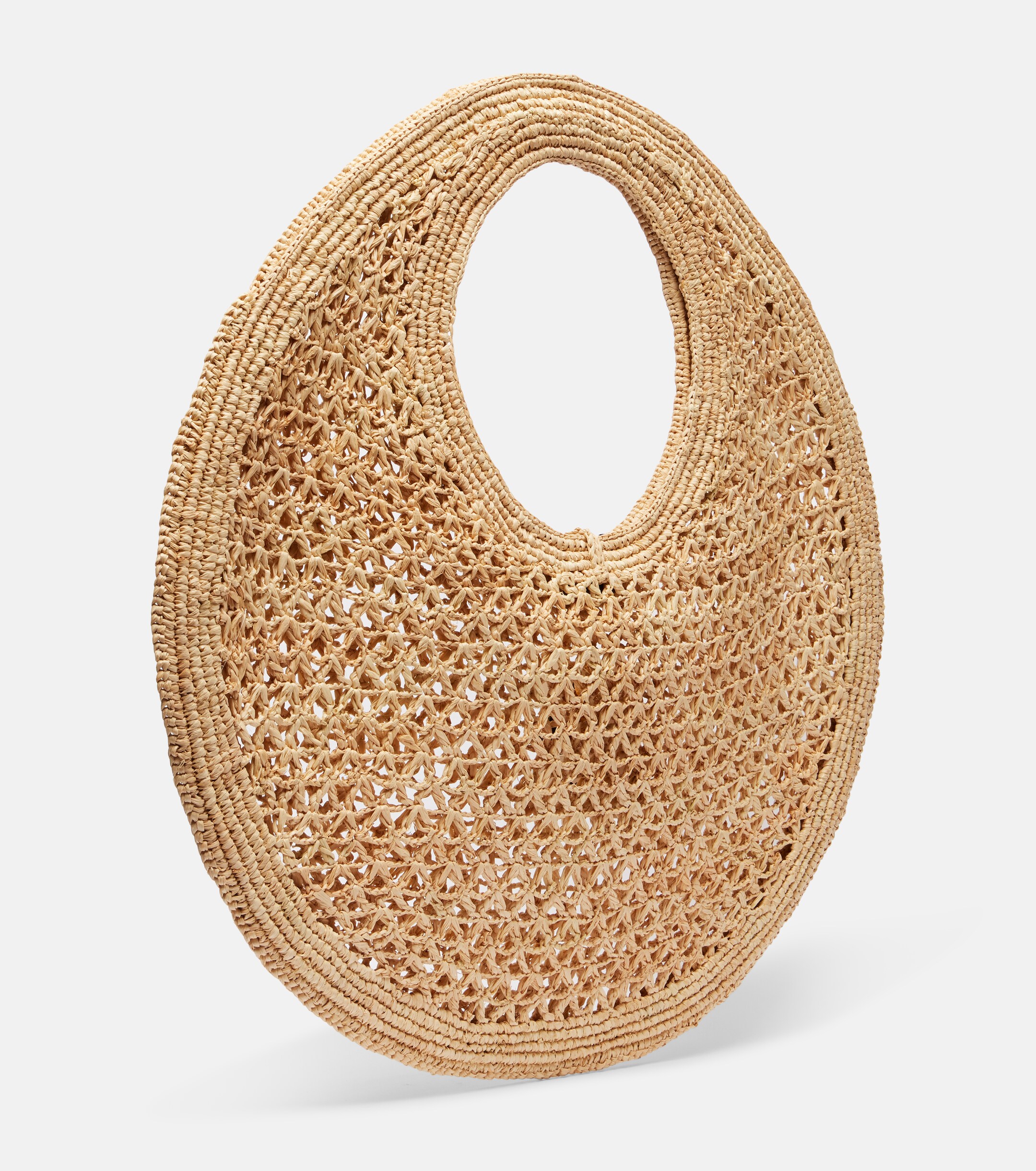 Jacquemus Spiaggia raffia tote bag