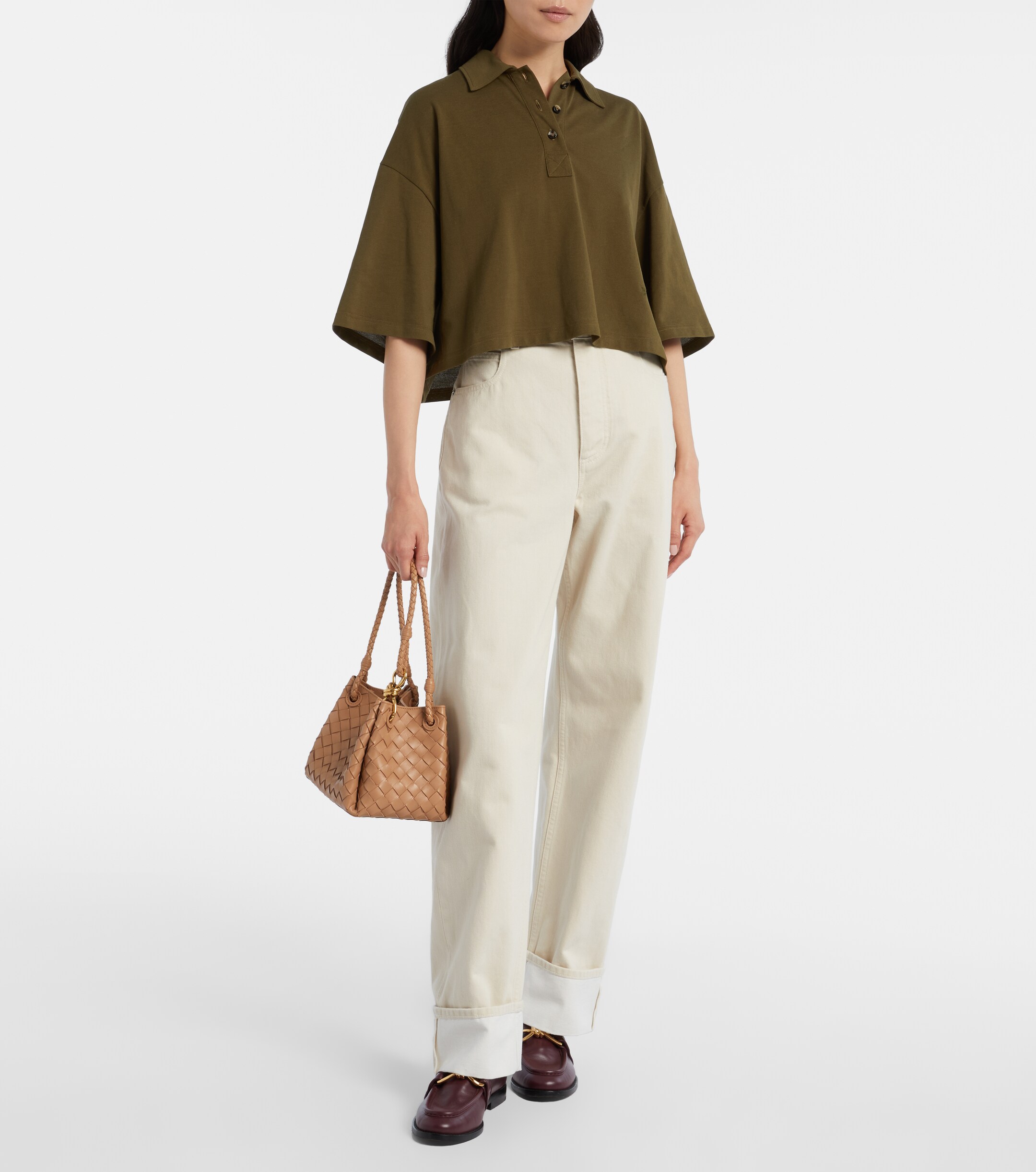 Bottega Veneta Parachute Small Intrecciato leather tote bag