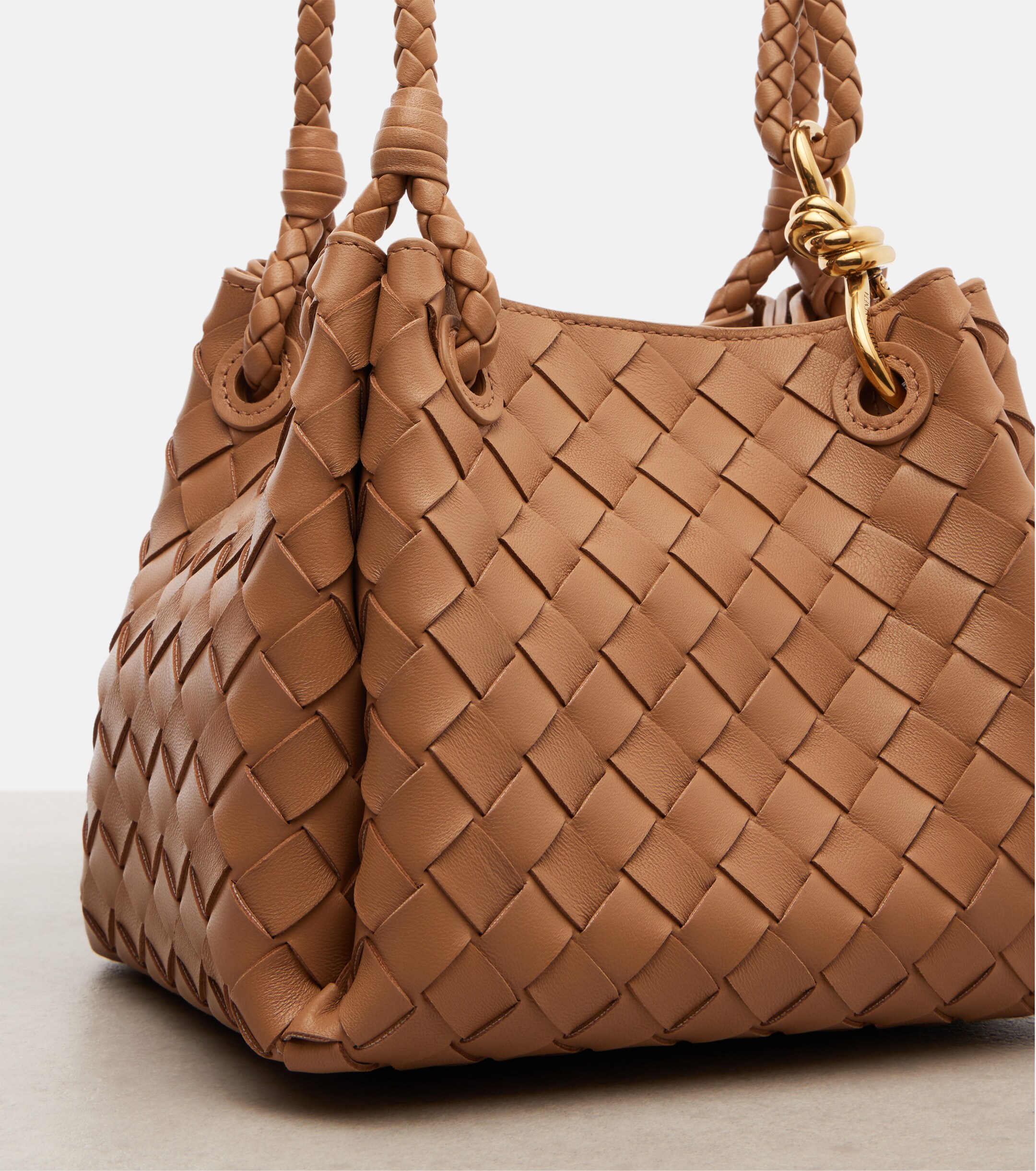 Bottega Veneta Parachute Small Intrecciato leather tote bag