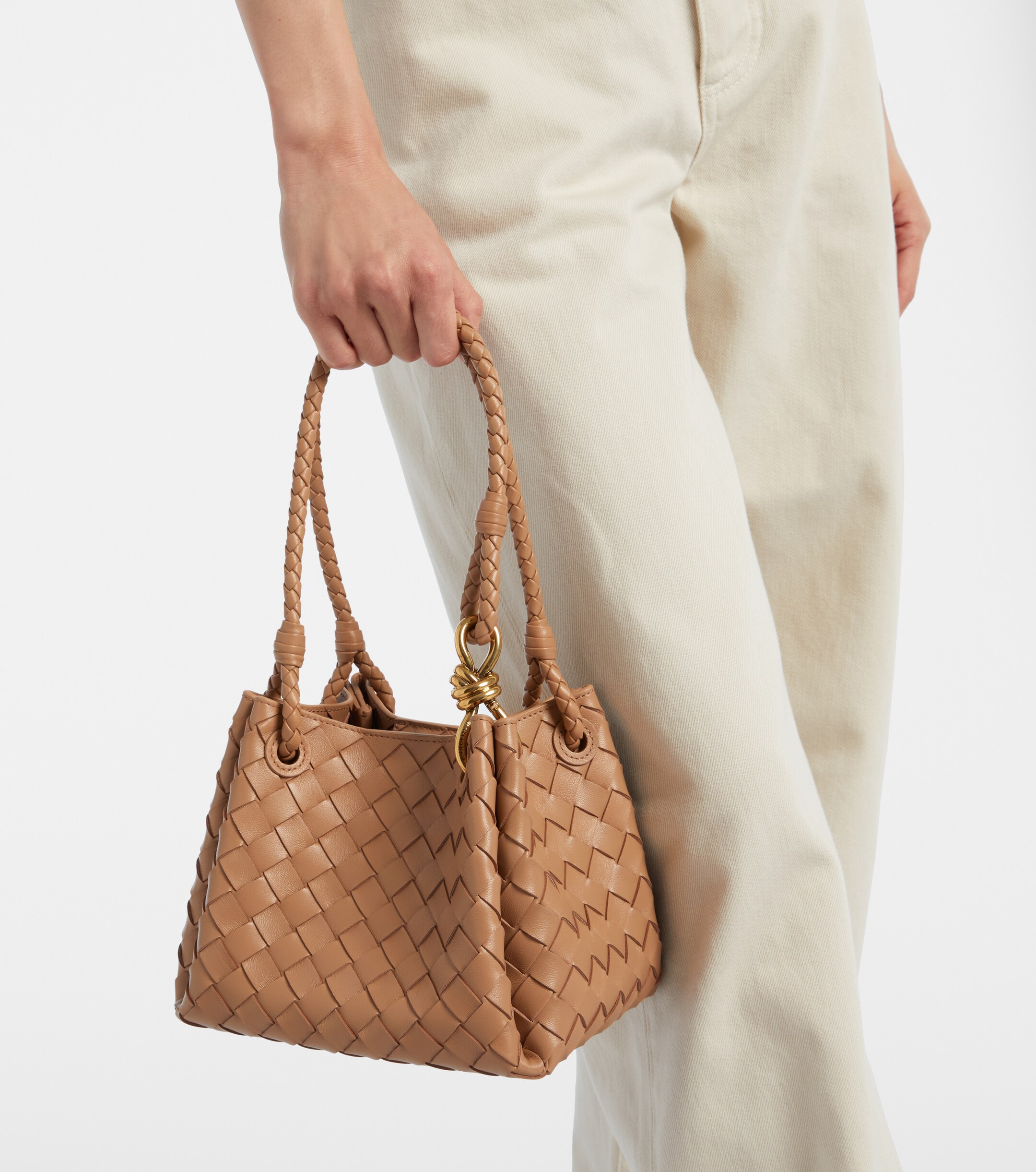 Bottega Veneta Parachute Small Intrecciato leather tote bag
