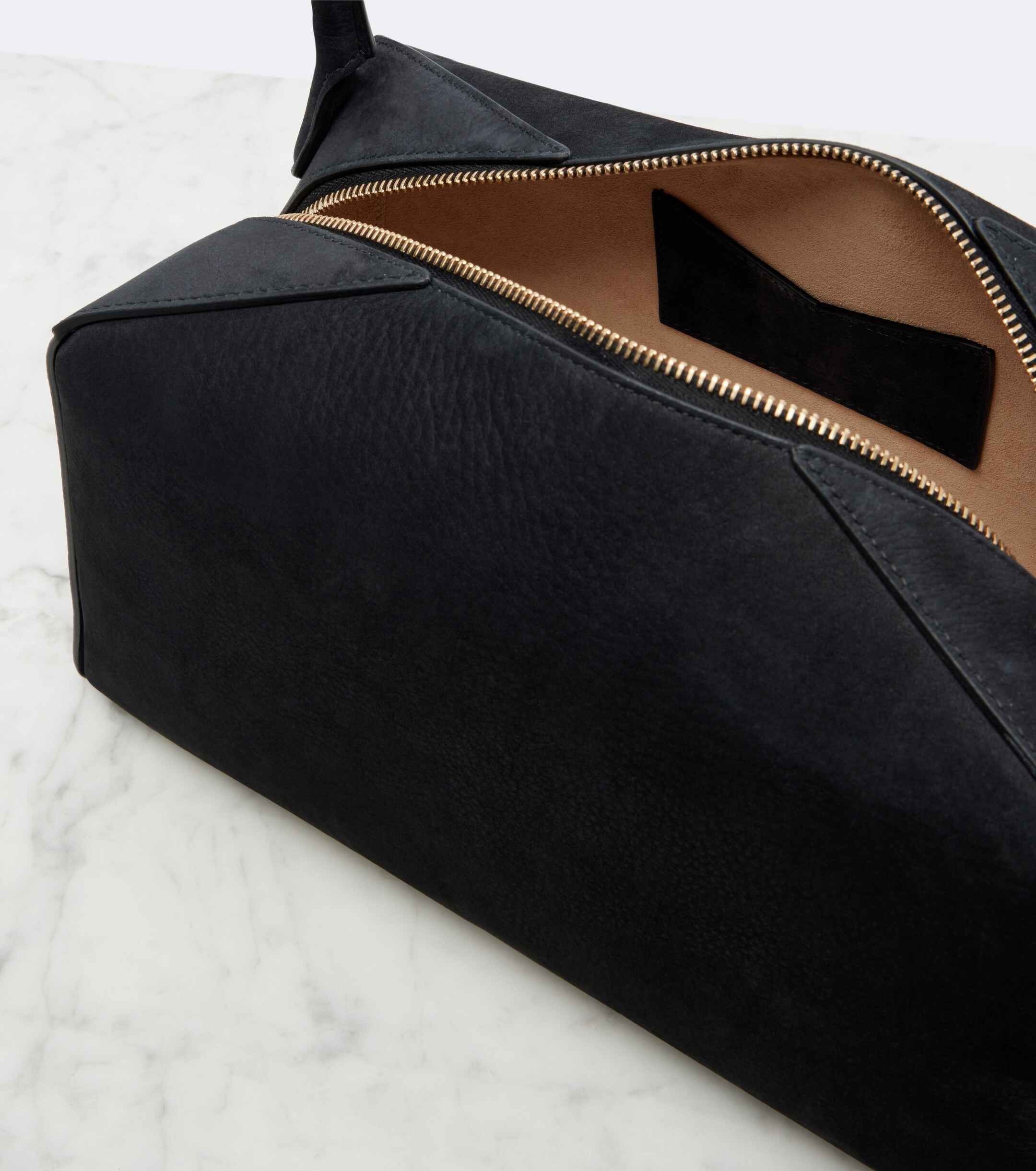 Alaïa Le Bouledogue Medium suede shoulder bag