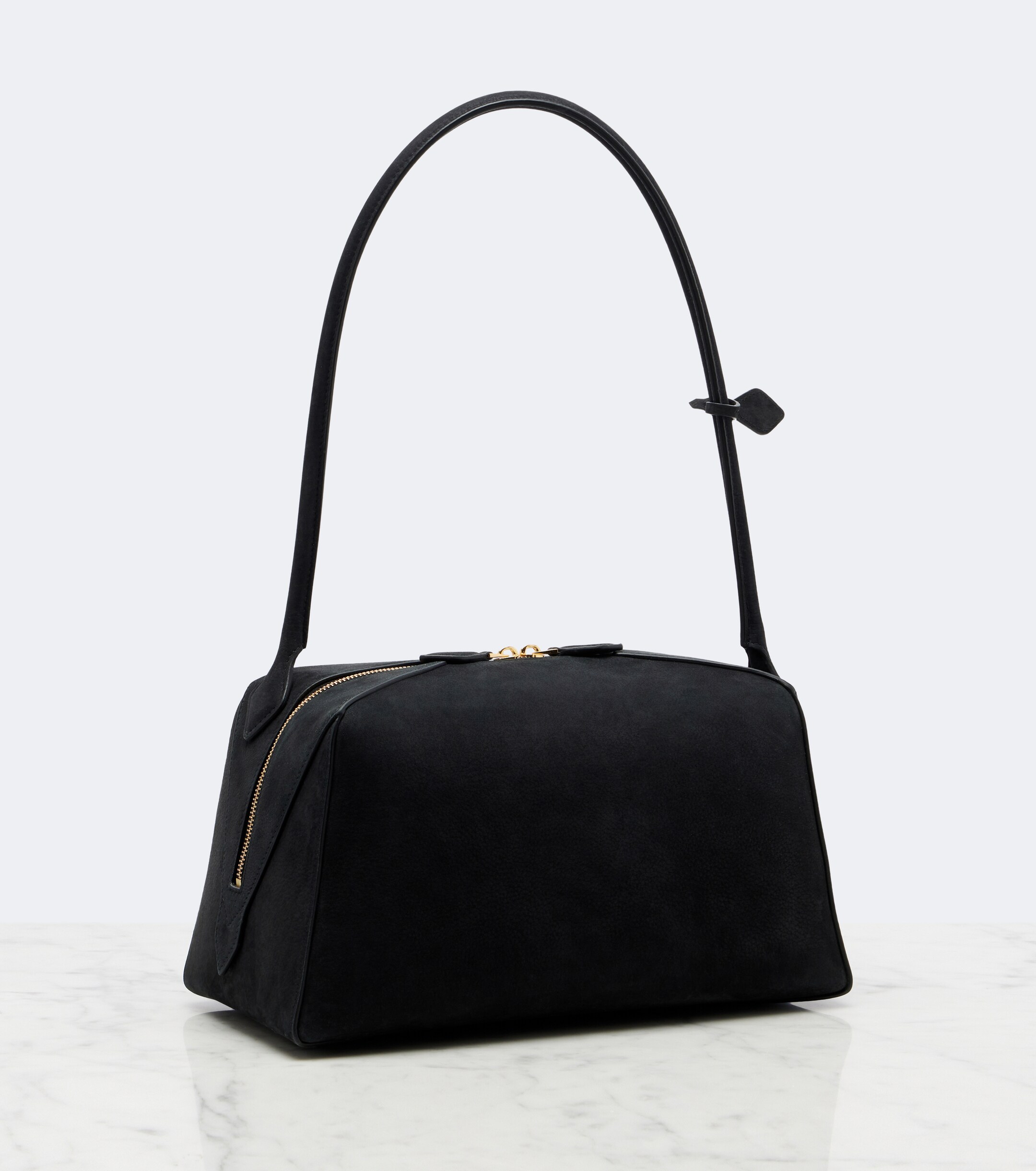 Alaïa Le Bouledogue Medium suede shoulder bag