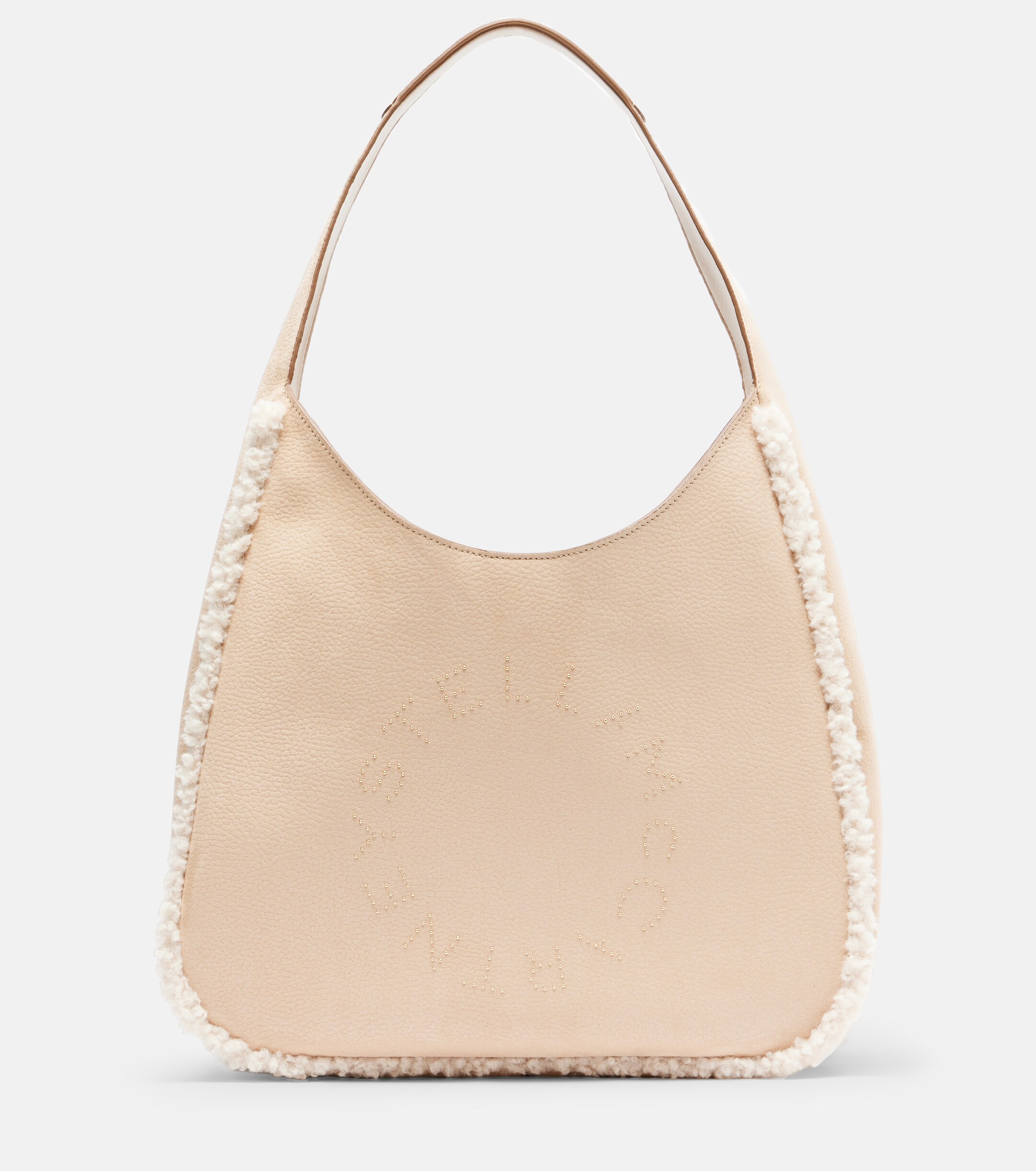 Stella McCartney Teddy-trimmed shoulder bag