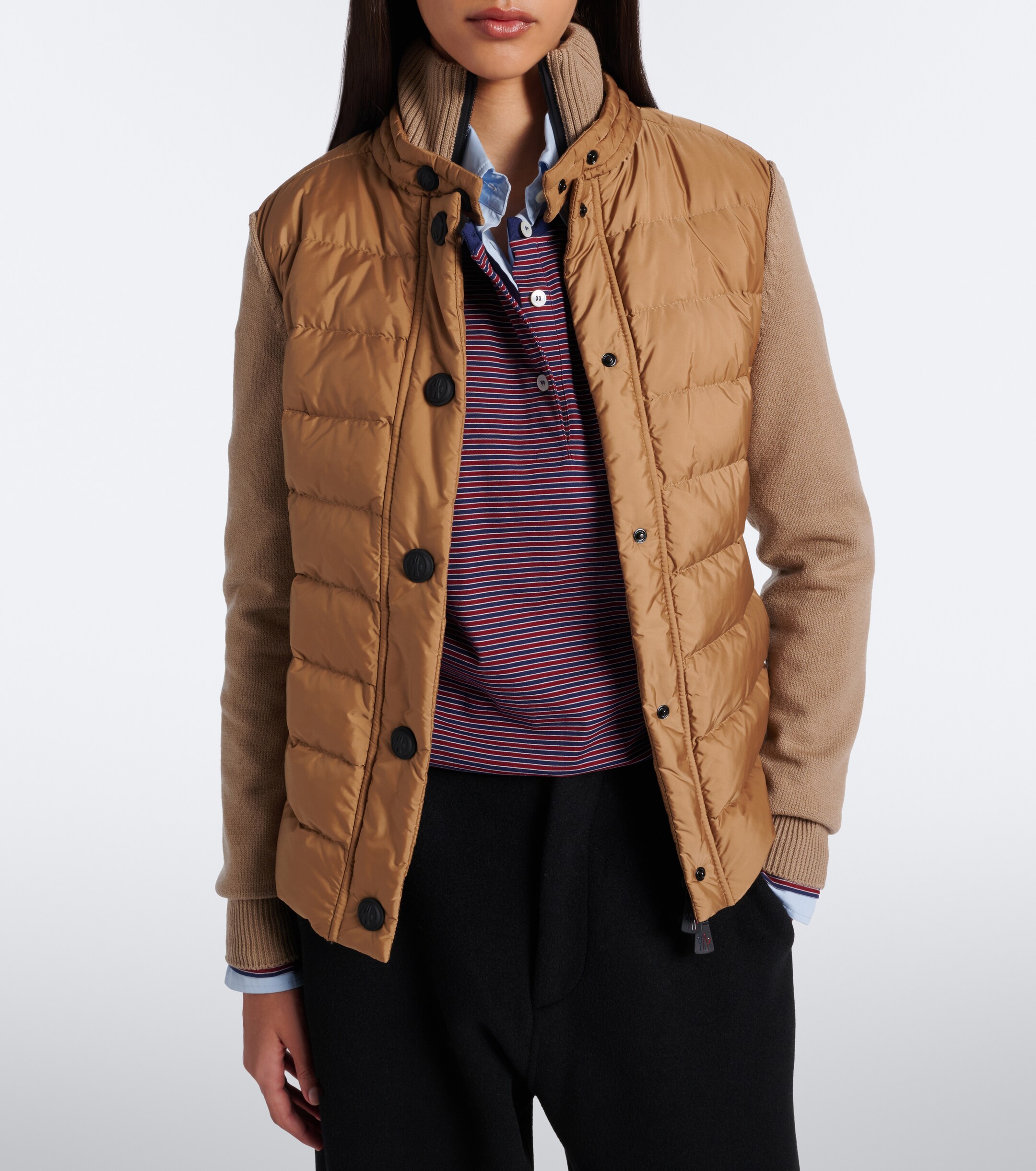 MONCLER GRENOBLE Moncler Grenoble Down-paneled cardigan