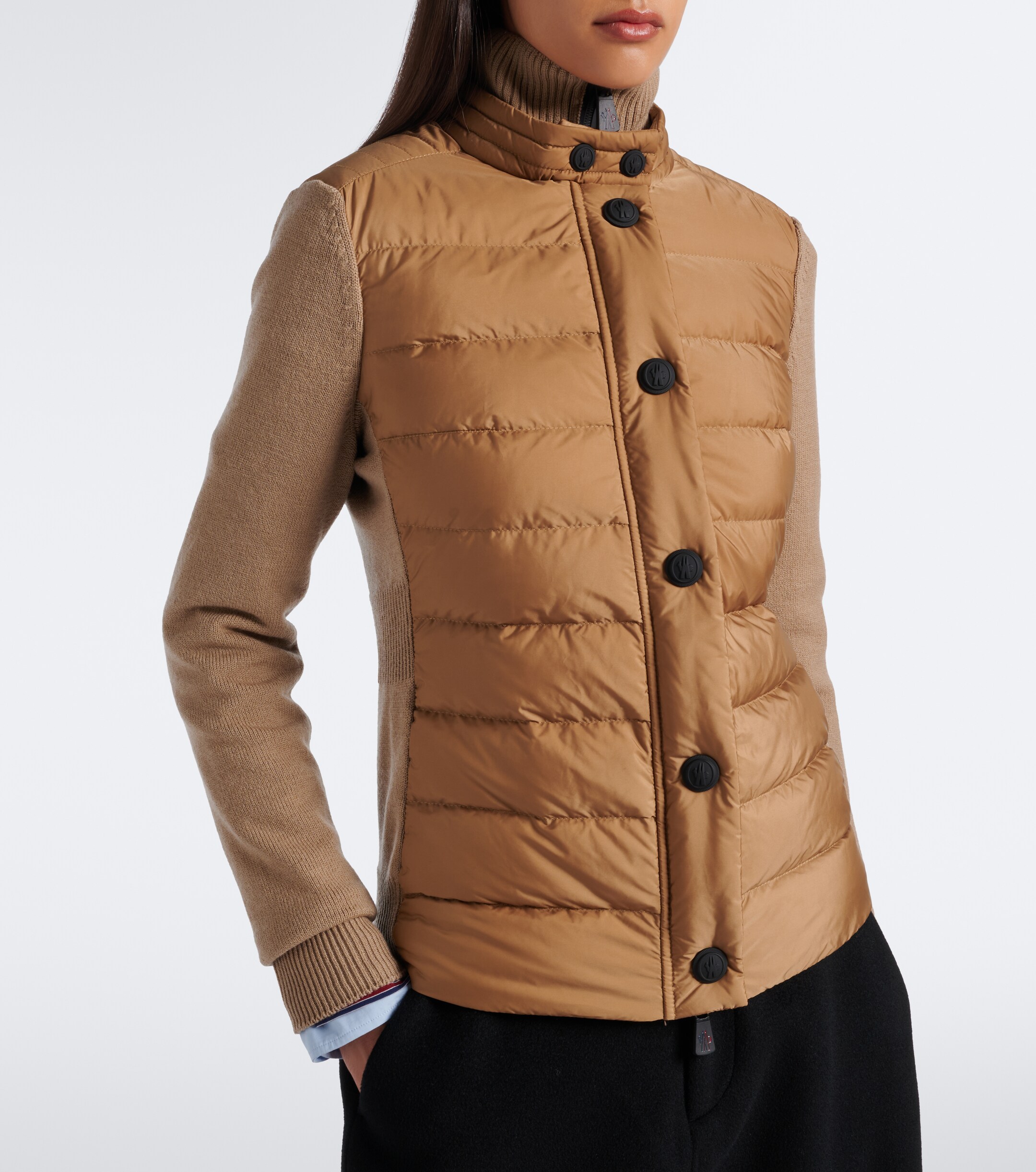 MONCLER GRENOBLE Moncler Grenoble Down-paneled cardigan