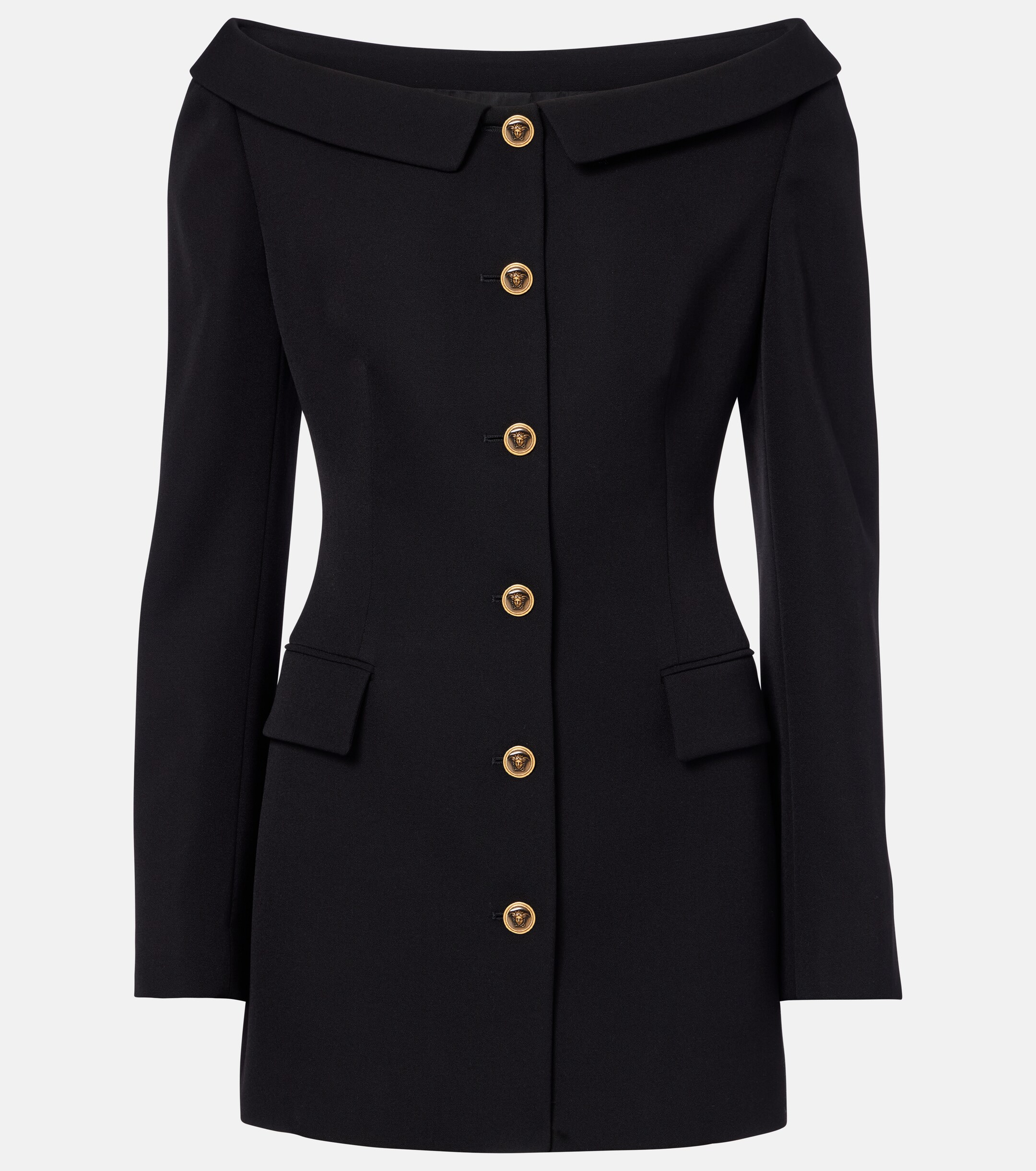 Versace Versace Virgin wool grain de poudre jacket