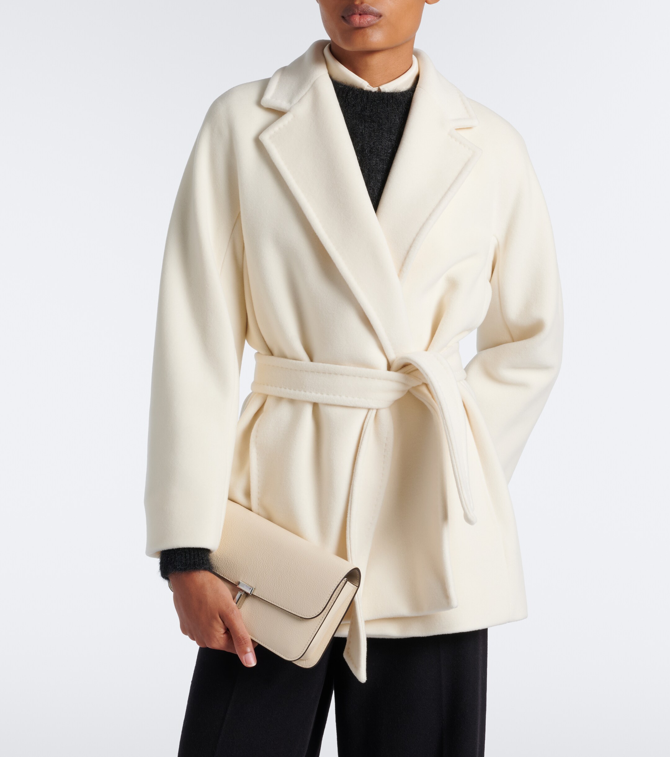 Max Mara Max Mara Virgin wool wrap coat