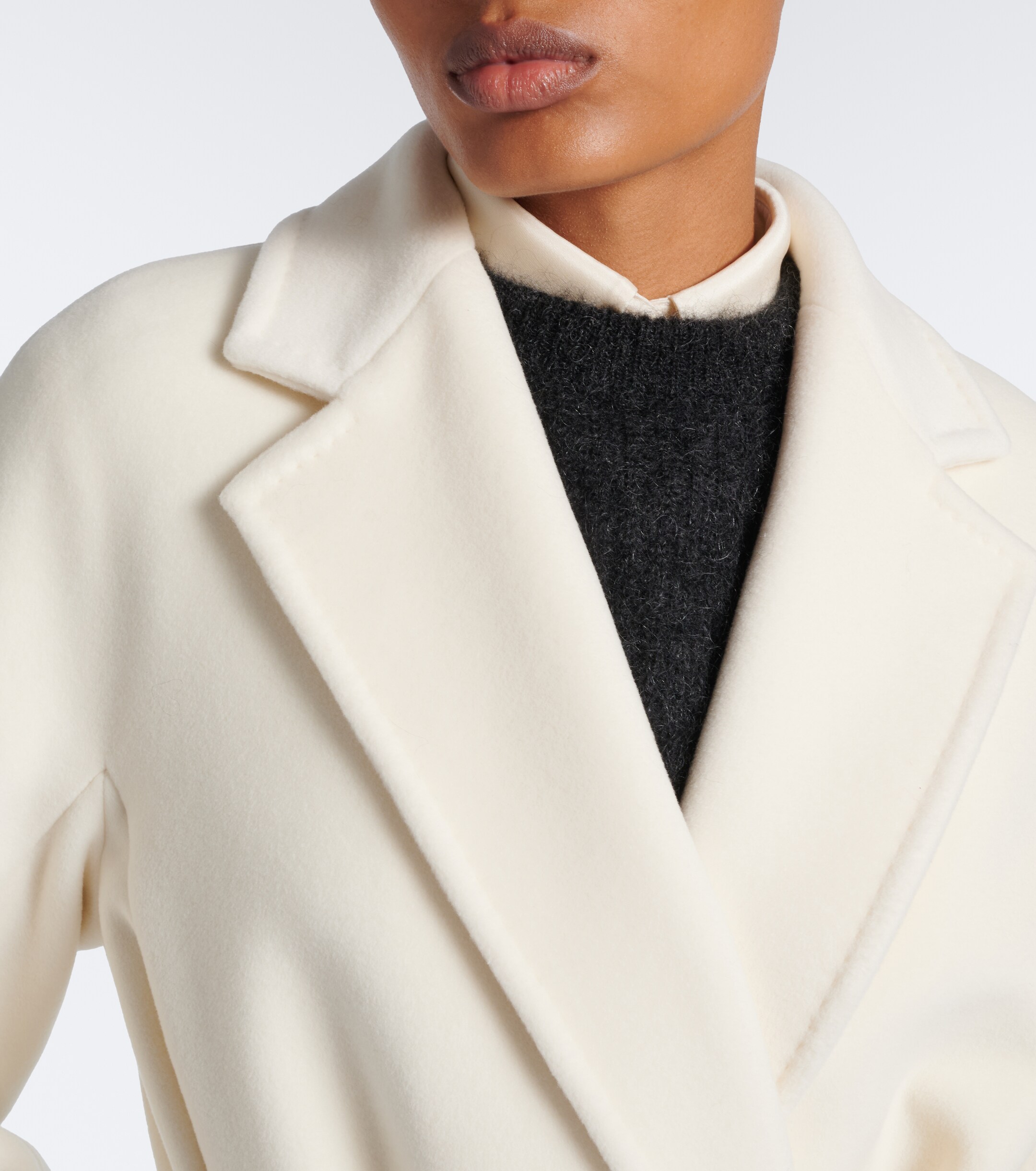 Max Mara Max Mara Virgin wool wrap coat
