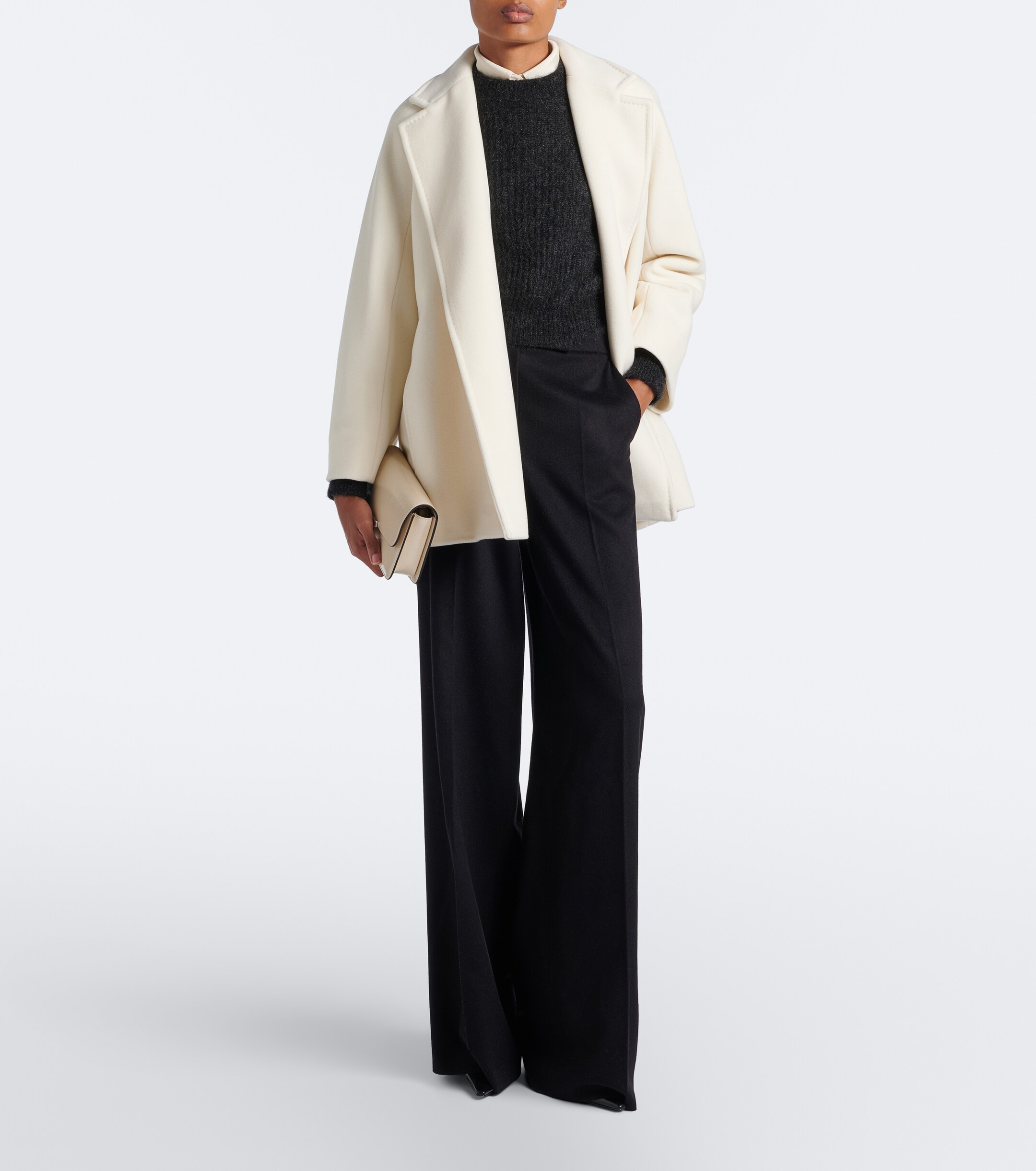 Max Mara Max Mara Virgin wool wrap coat