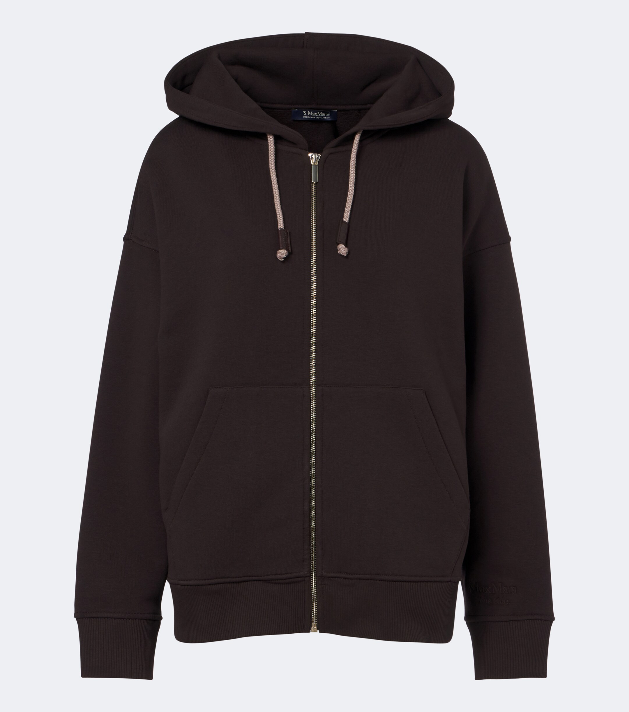S Max Mara 'S Max Mara Cotton-blend zip-up hoodie