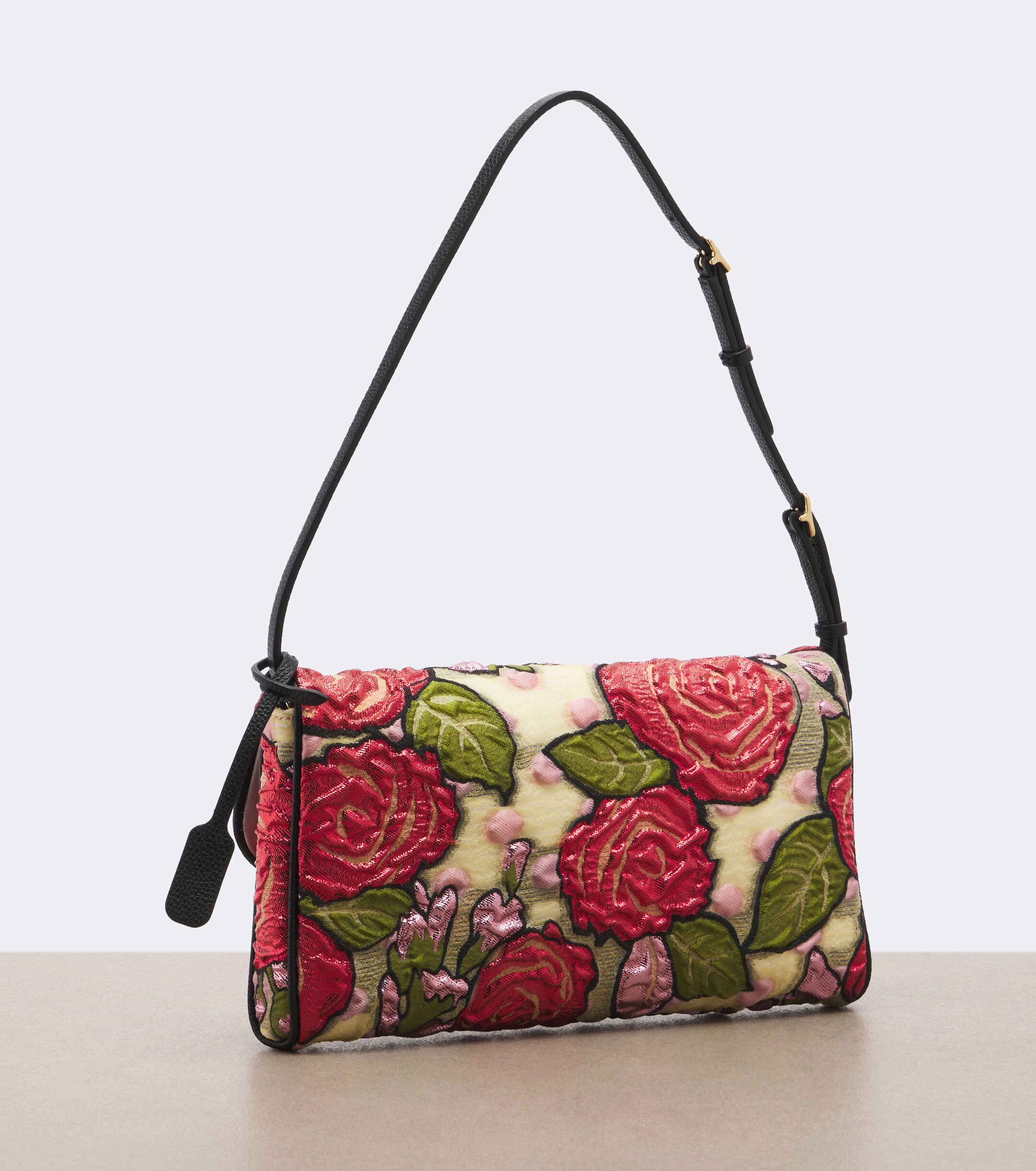 Valentino Garavani DeVain Small floral jacquard shoulder bag thumbnail