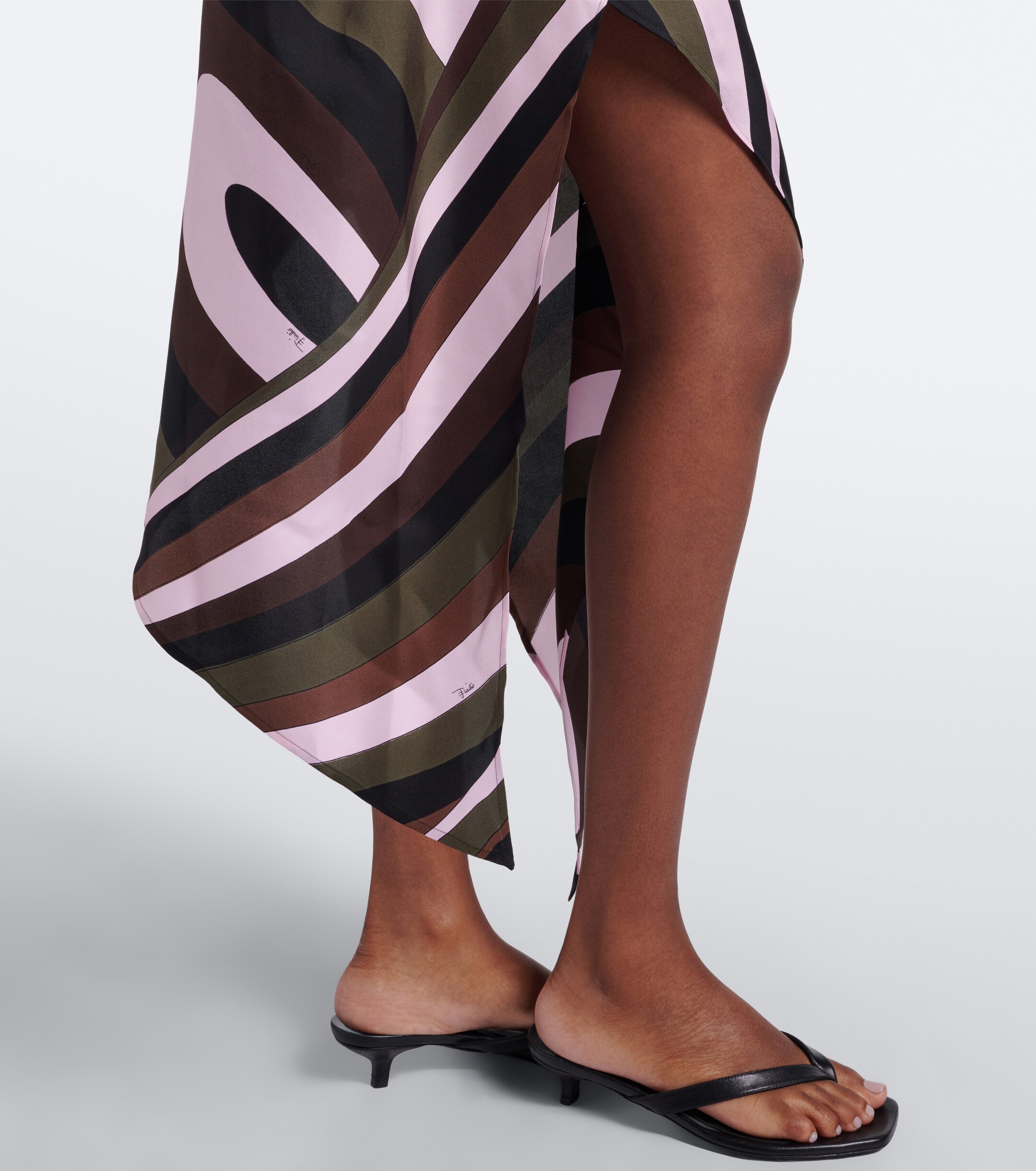 Pucci Pucci Iride crêpe de chine silk kaftan