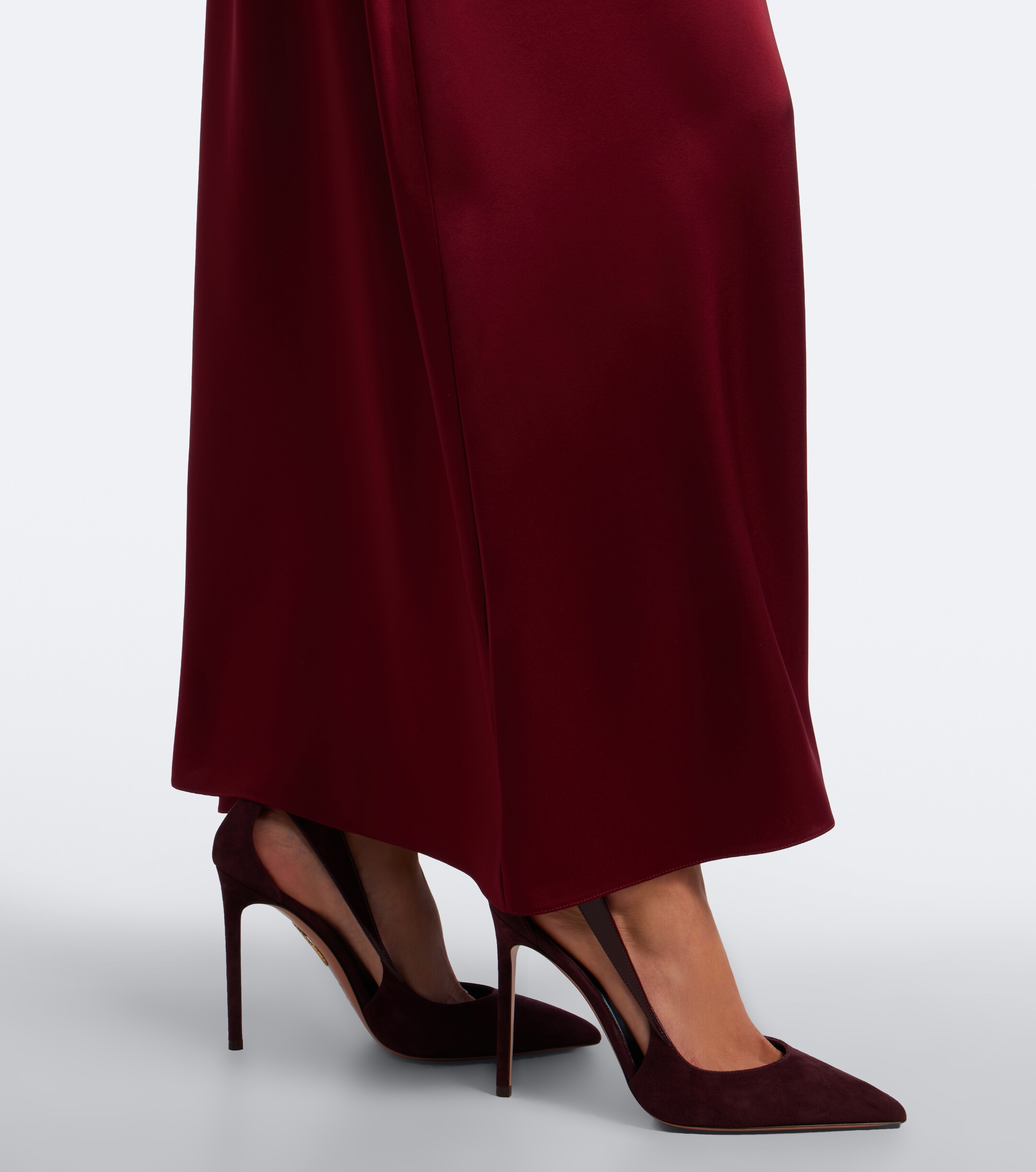 Altuzarra Altuzarra Alix gathered satin maxi dress