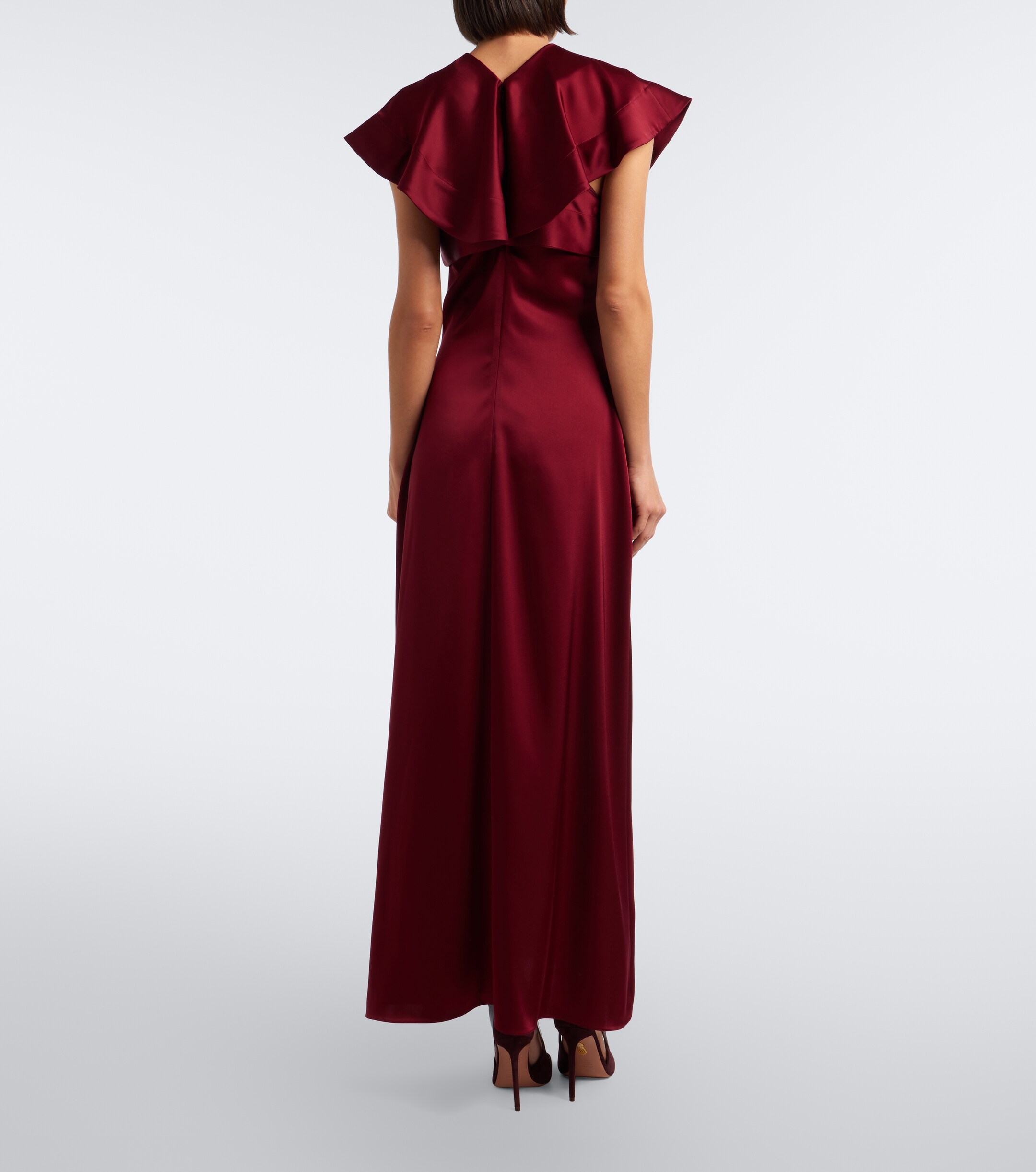 Altuzarra Altuzarra Alix gathered satin maxi dress