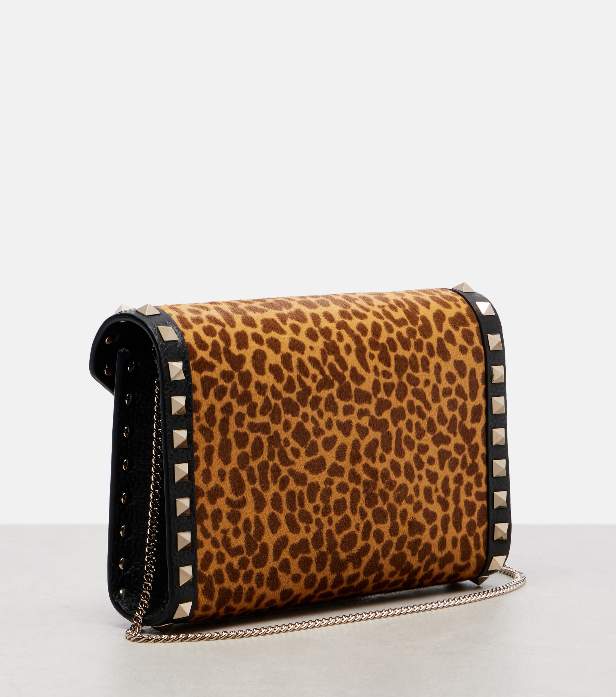 Valentino Garavani Rockstud Mini calf hair crossbody bag thumbnail