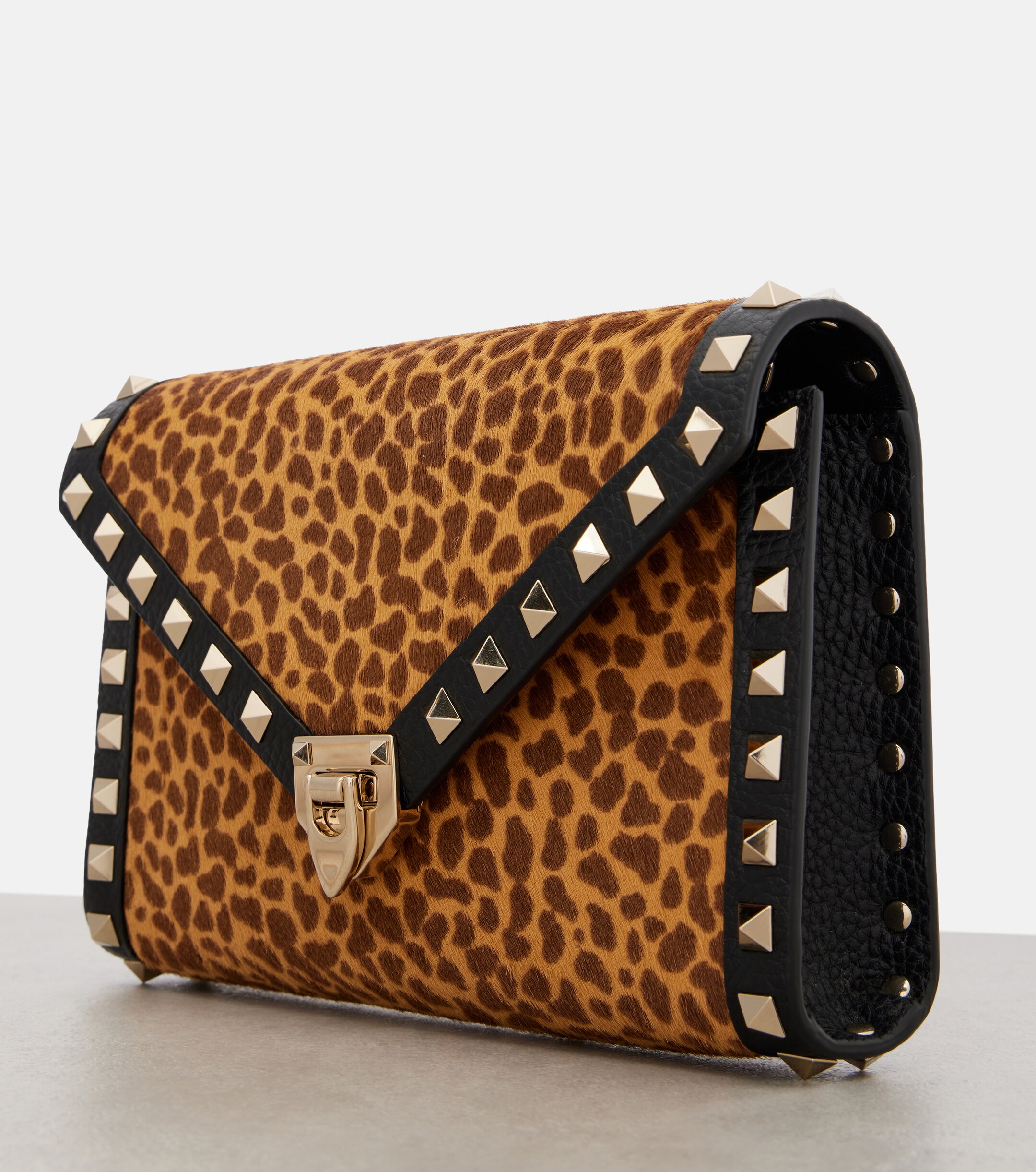Valentino Garavani Rockstud Mini calf hair crossbody bag thumbnail