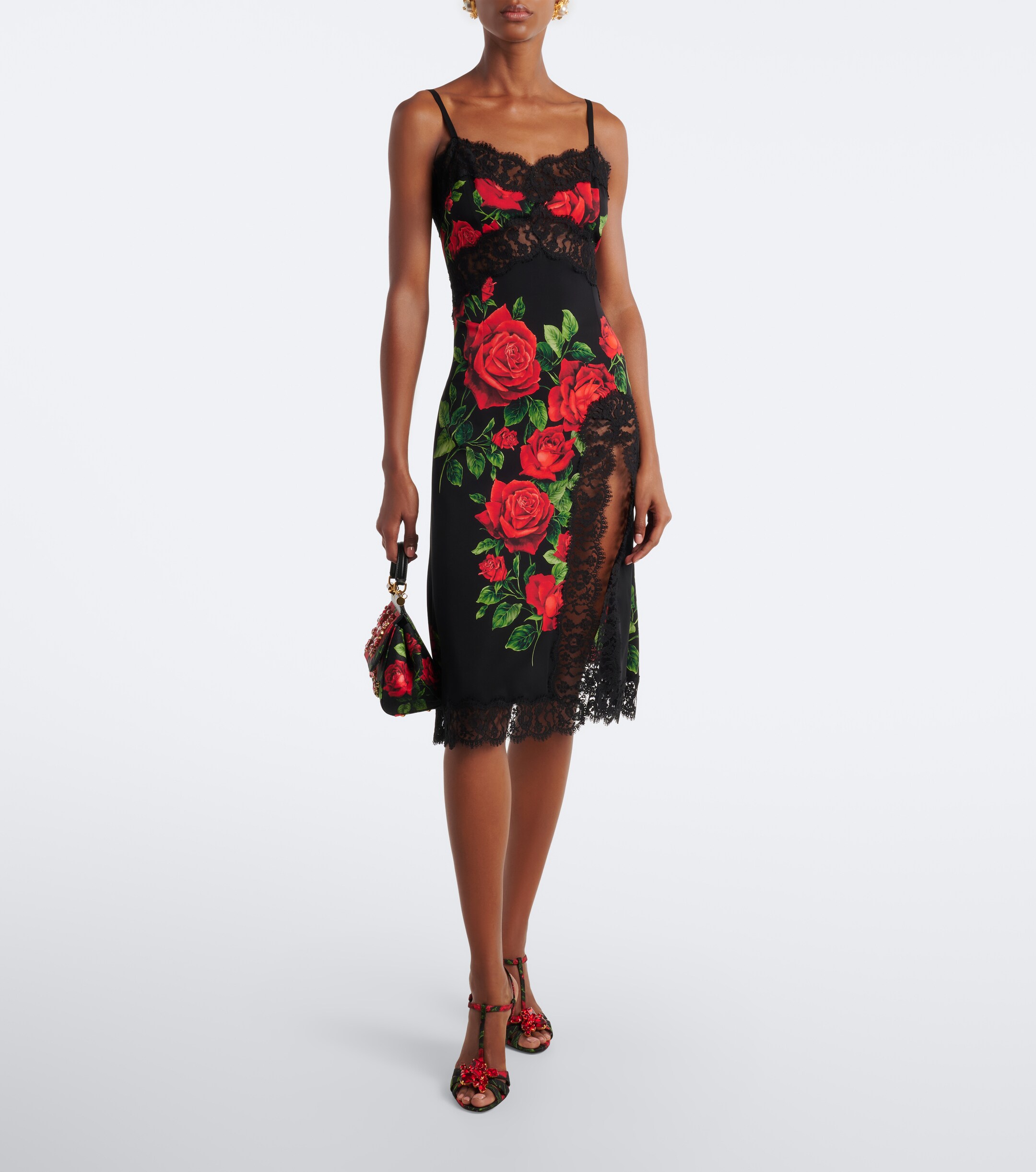 Dolce&Gabbana Sicily Small embellished floral top-handle bag