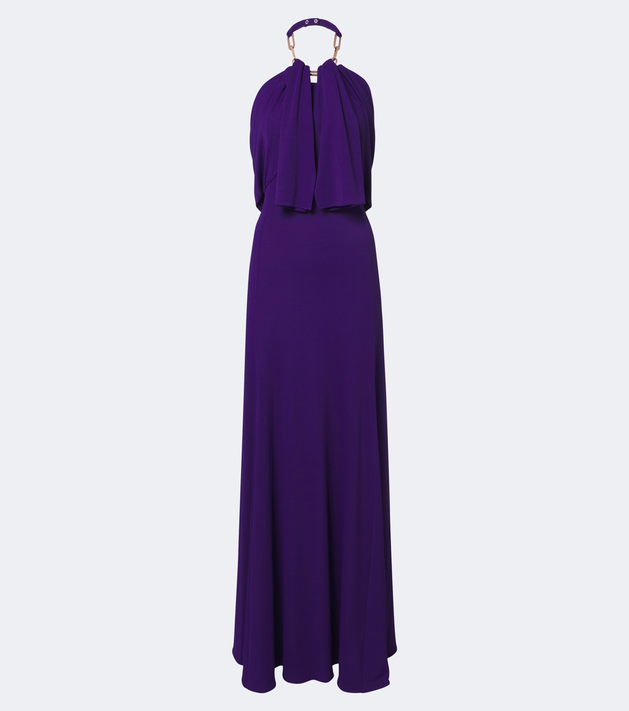 Rabanne Rabanne x Dinh Van embellished crêpe halterneck gown