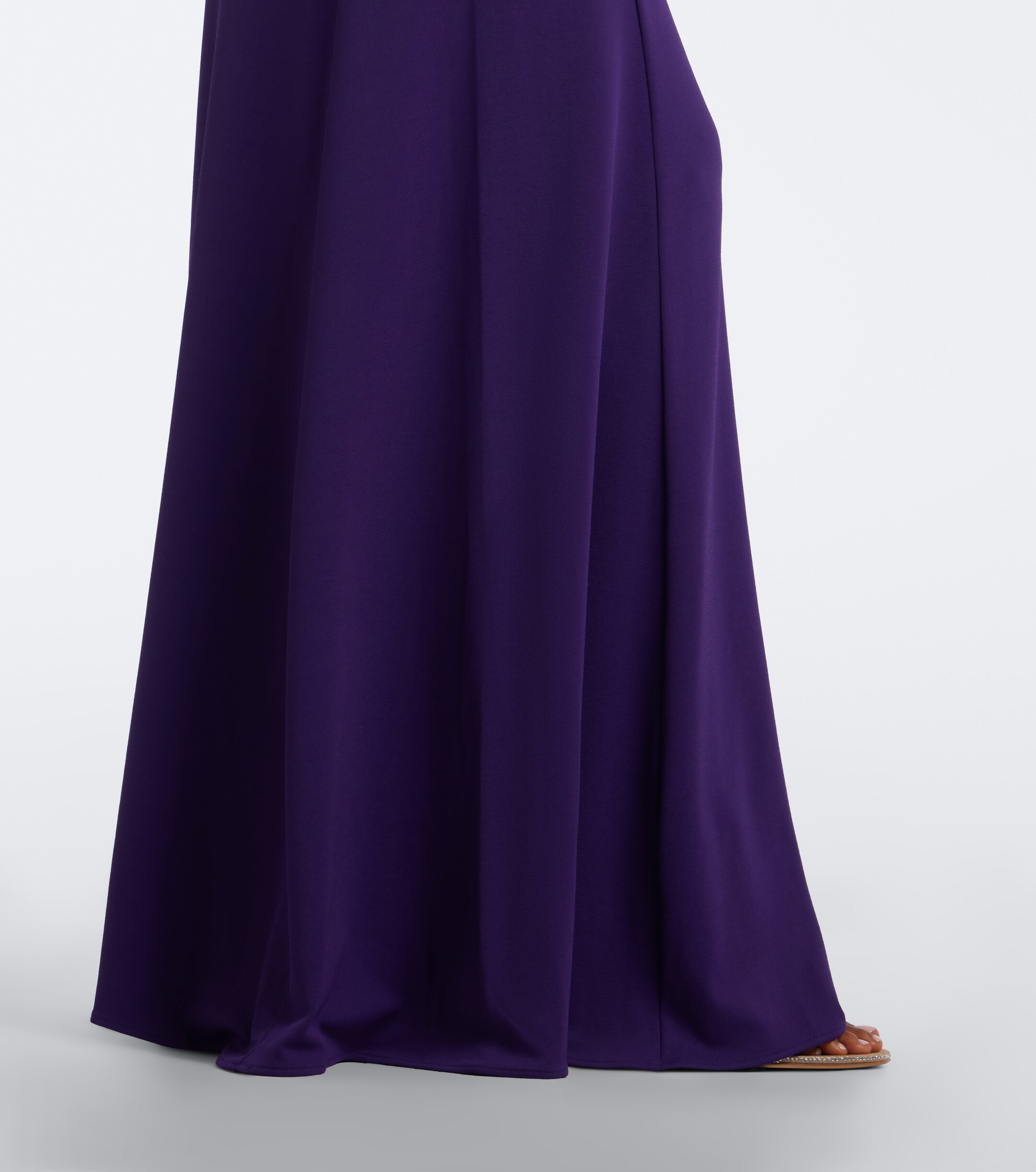 Rabanne Rabanne x Dinh Van embellished crêpe halterneck gown