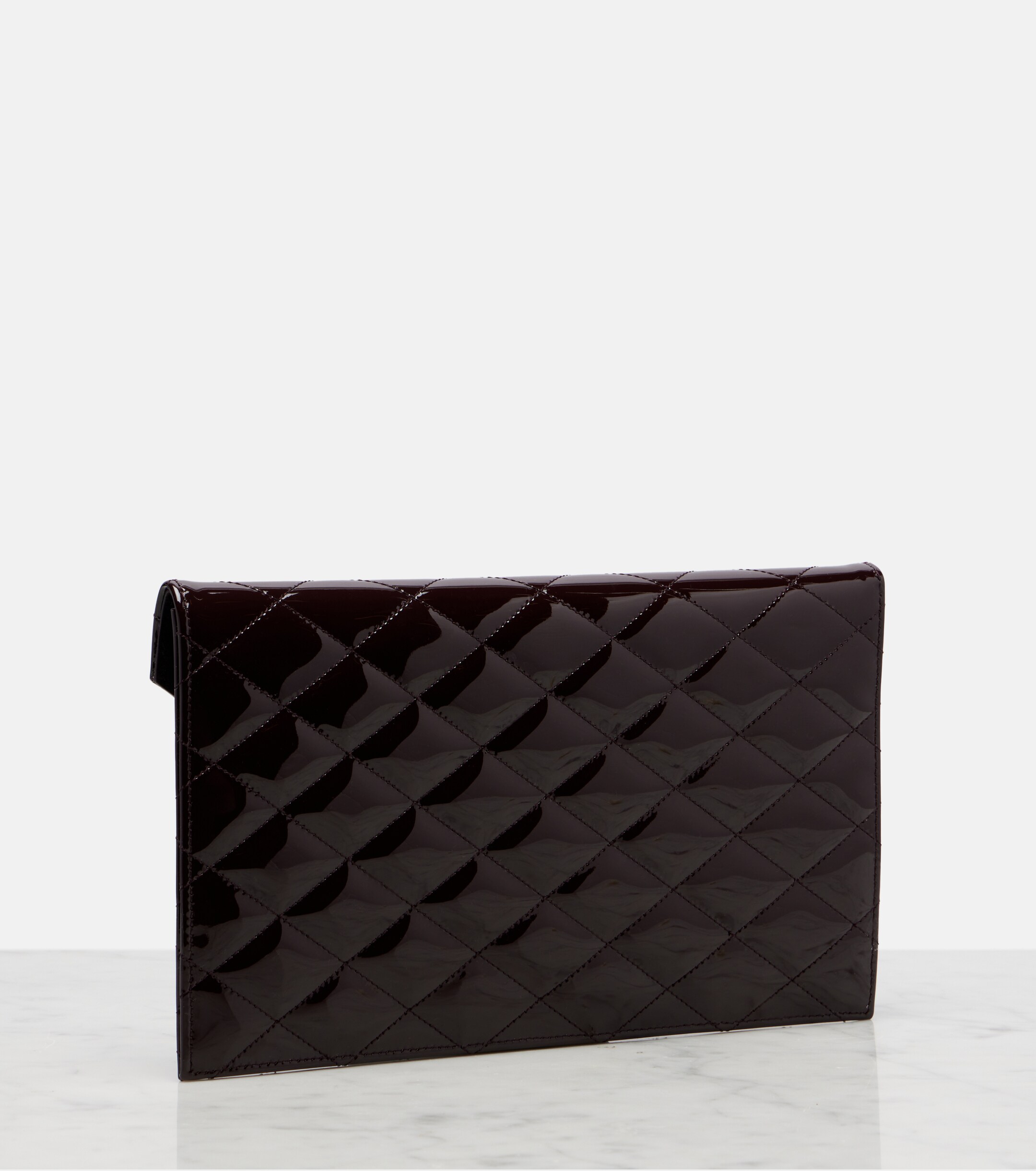 Saint Laurent Paris patent leather clutch