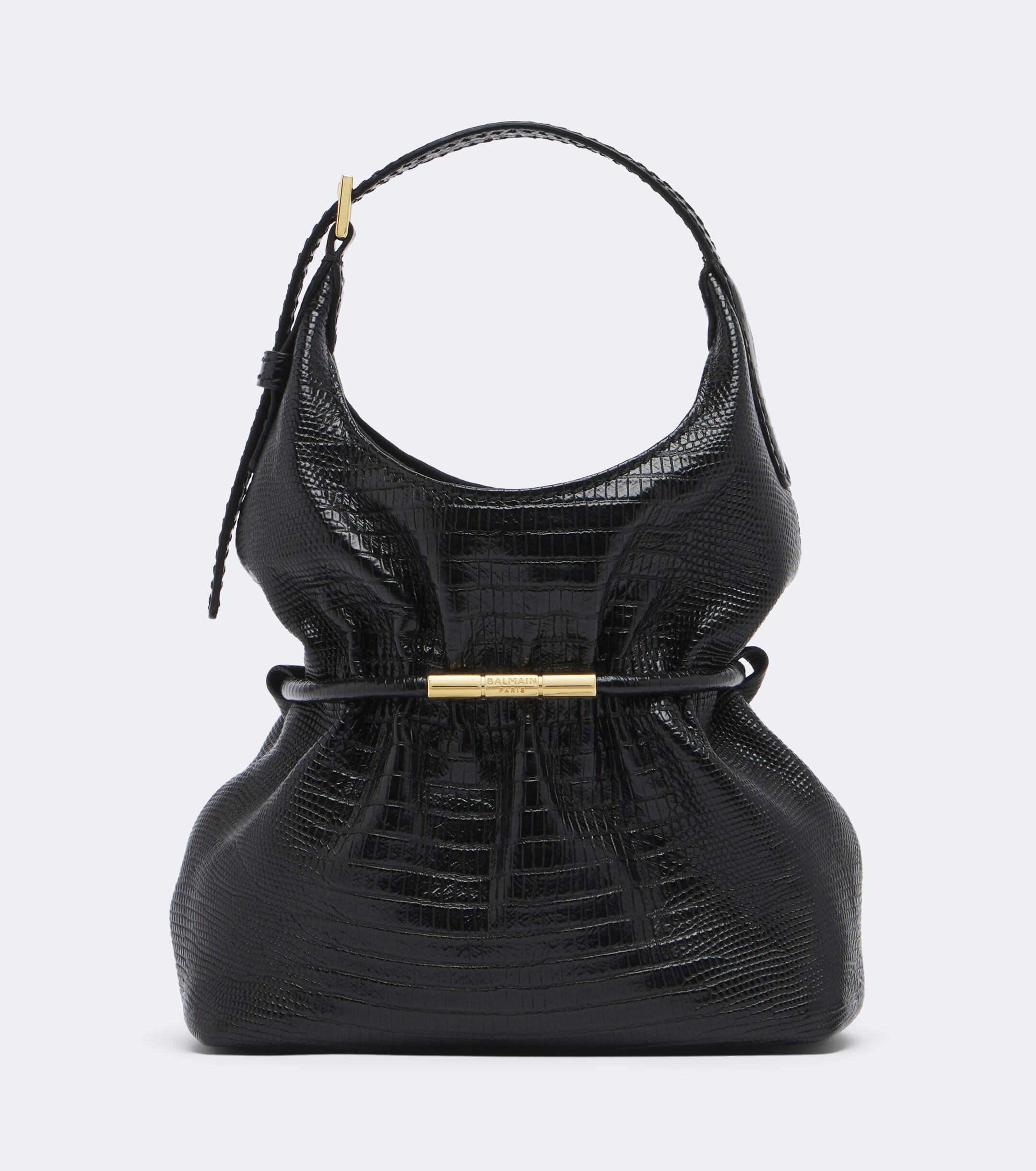 Balmain Balmain Sphynx Mini leather top-handle bag