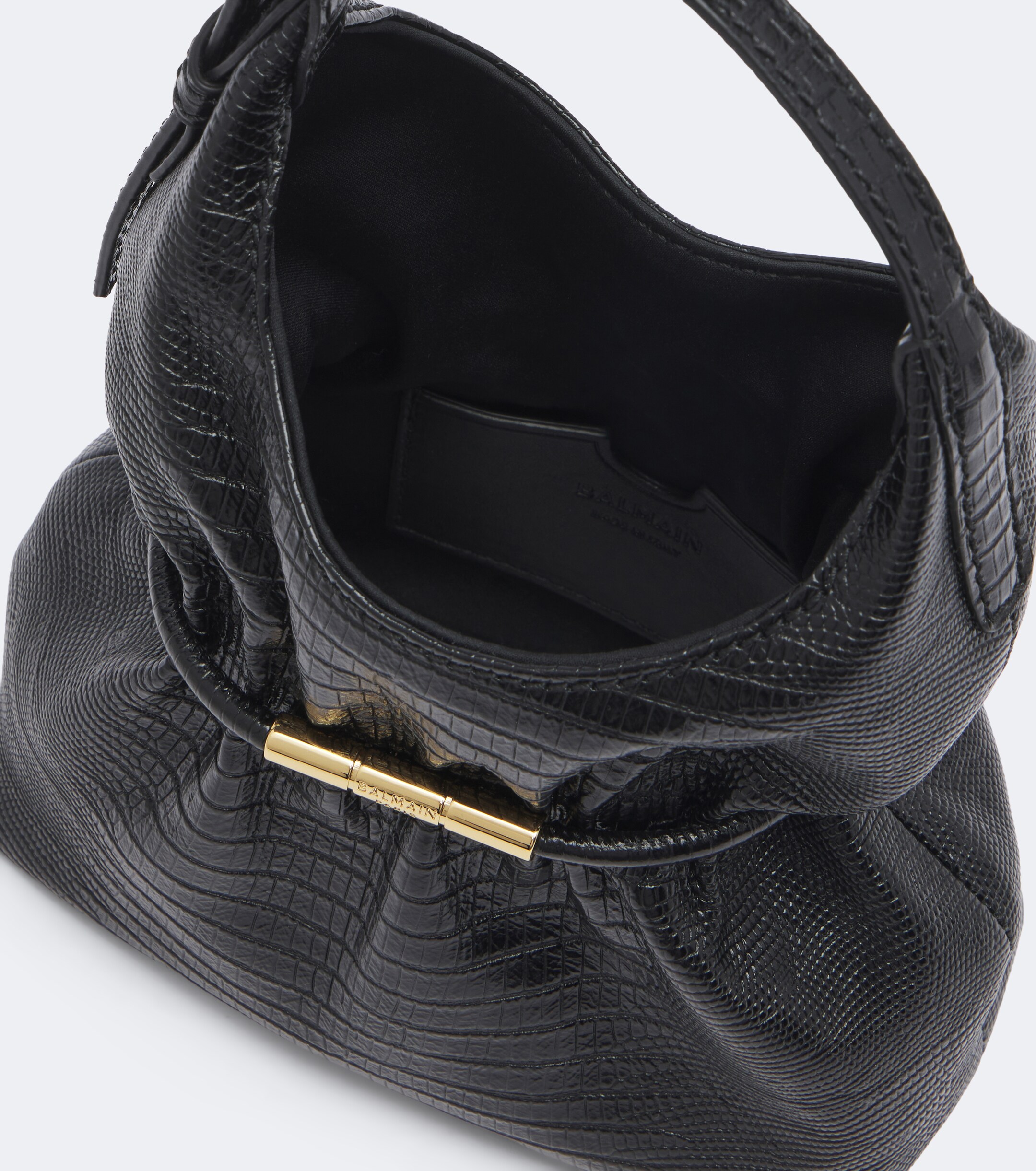 Balmain Balmain Sphynx Mini leather top-handle bag