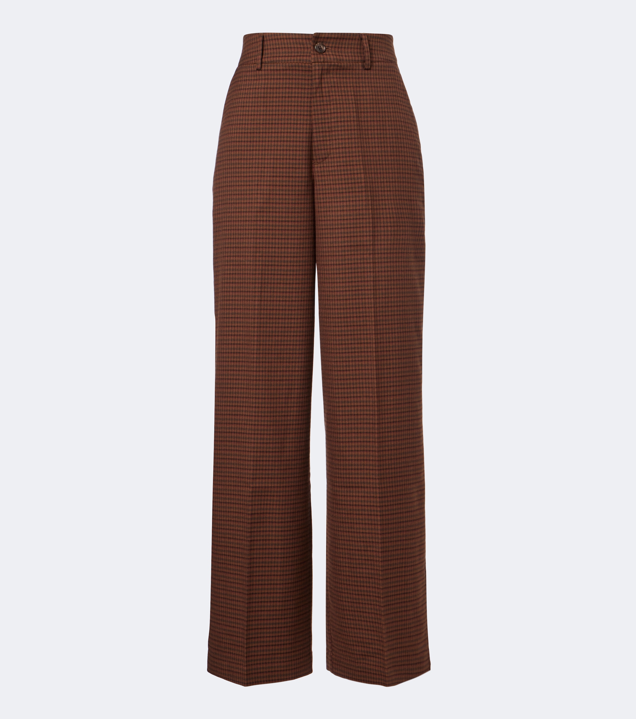 Varley Varley Checked twill wide-leg pants